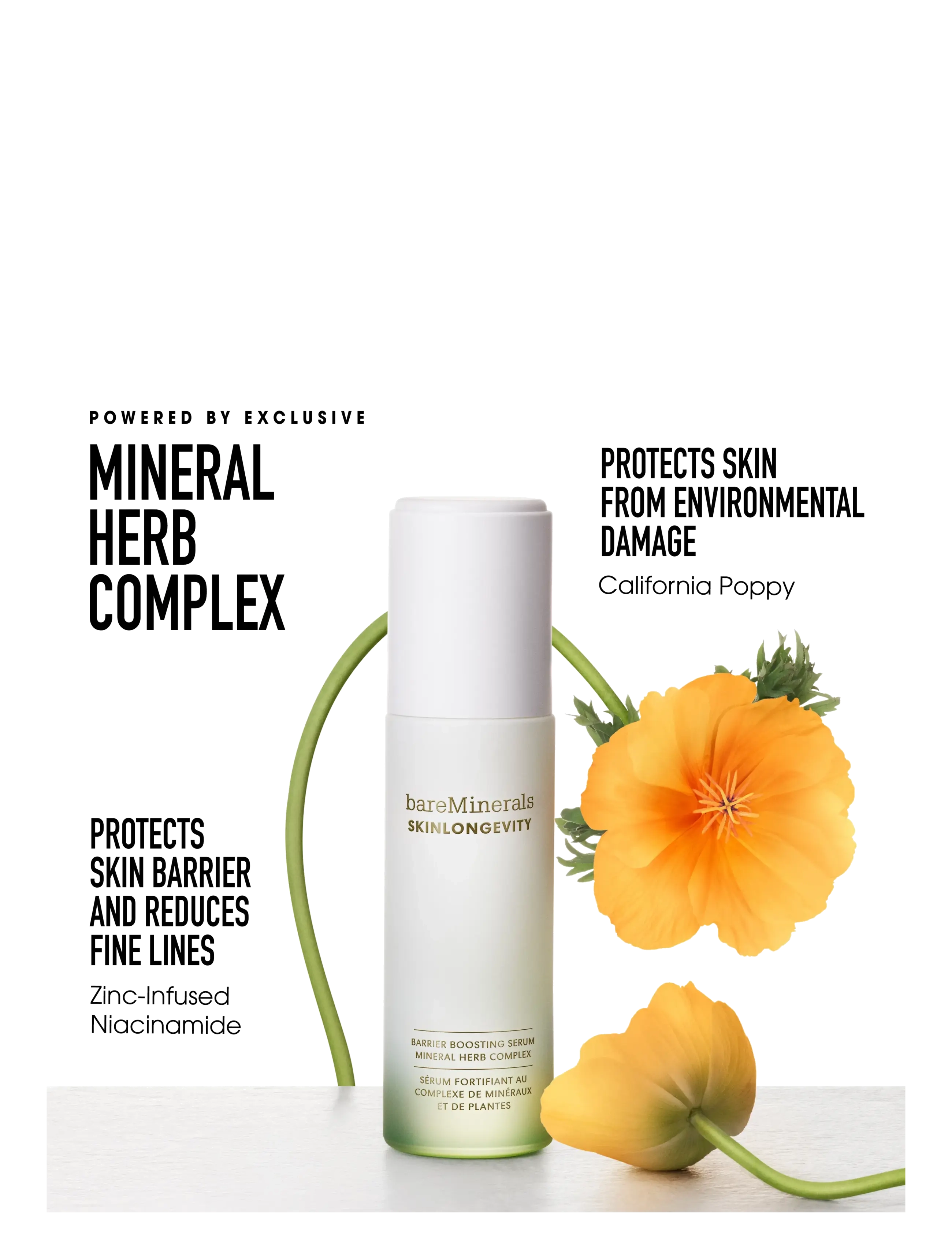bareMinerals - Skinlongevity Barrier boosting serum 30.00 ML - serum - clear - 3