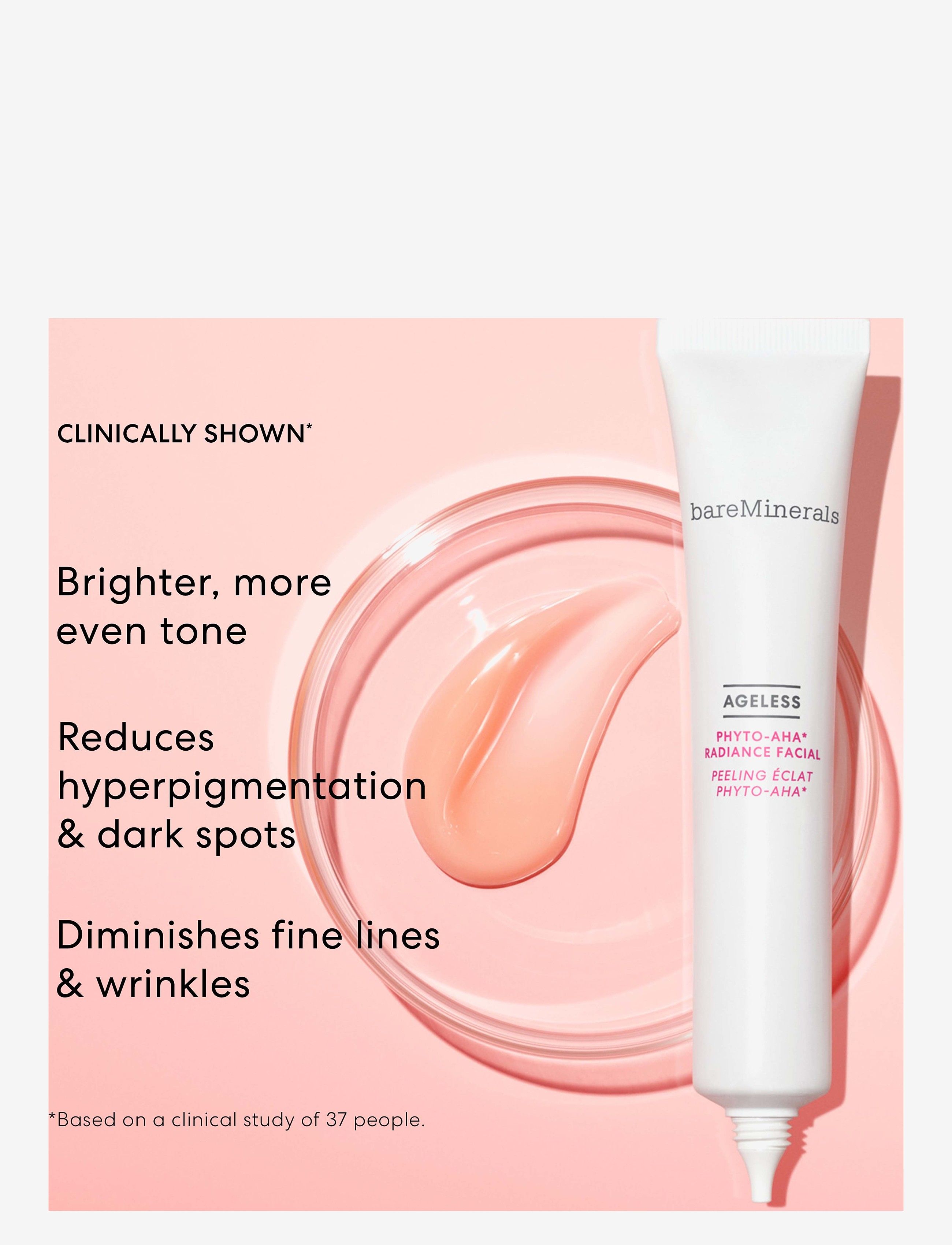 bareMinerals - Ageless  Phyto-AHA Radiance Facial - peeling masker - clear - 3
