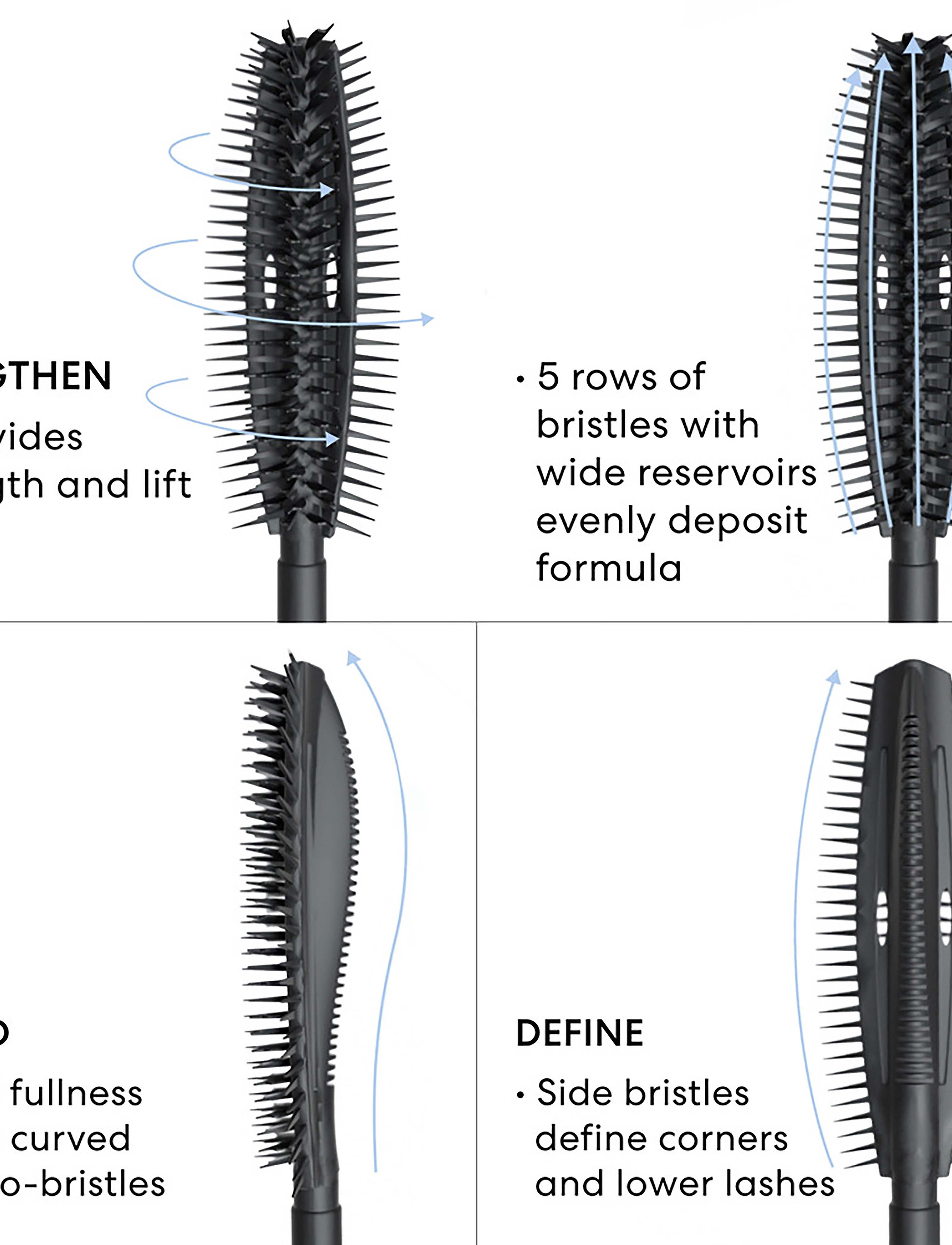 bareMinerals - Strength & Length Mascara Black 8 ML - Ögon & bryn  - black - 4