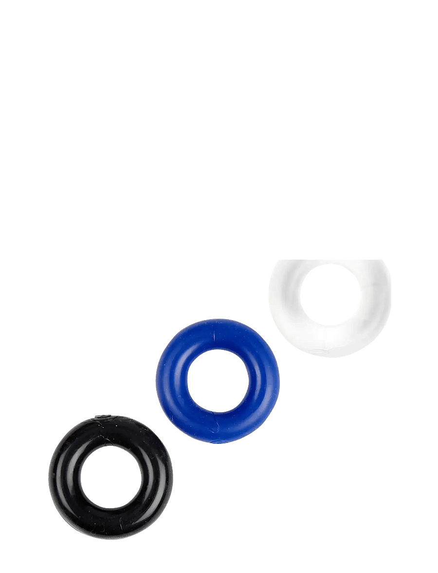 Baseks - baseks Triple Cock Ring Set - sex & intimacy - mixed colours - 0
