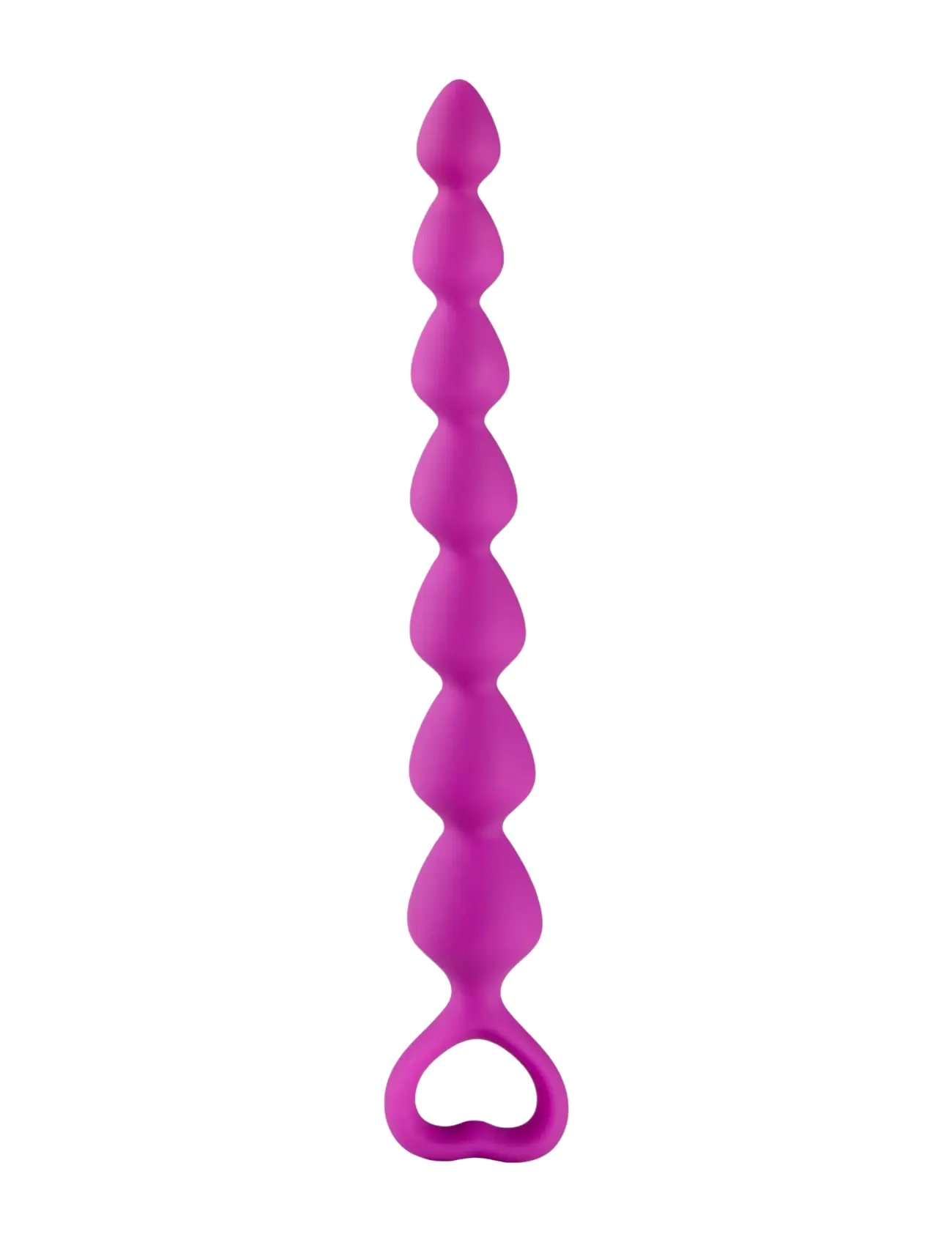 Baseks baseks Silicone Anal Chain - Grindarbotnskúlur - ROSE / pink/rose
