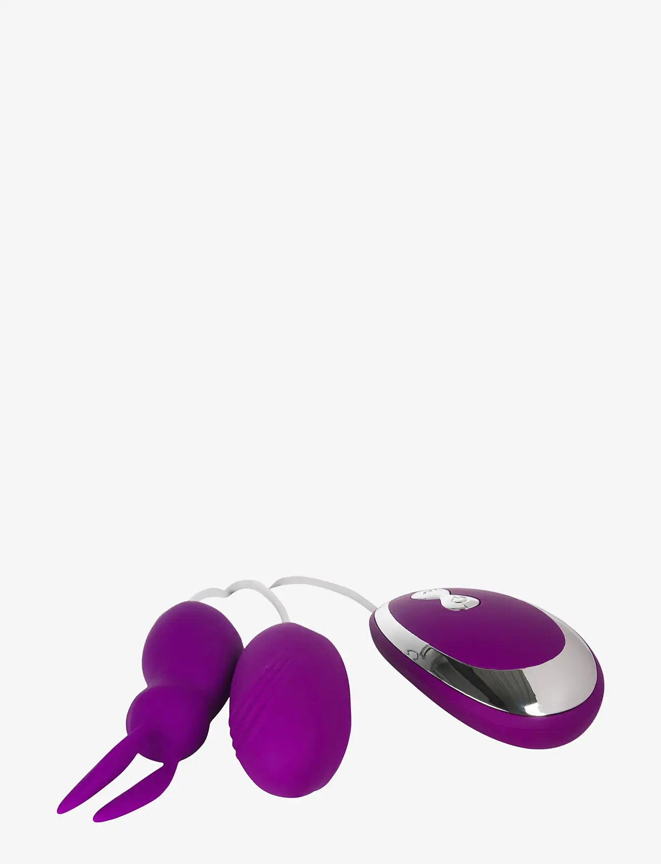 Baseks - baseks Bunny Tickler and Egg Vibrator with Remote Control - purple - 3