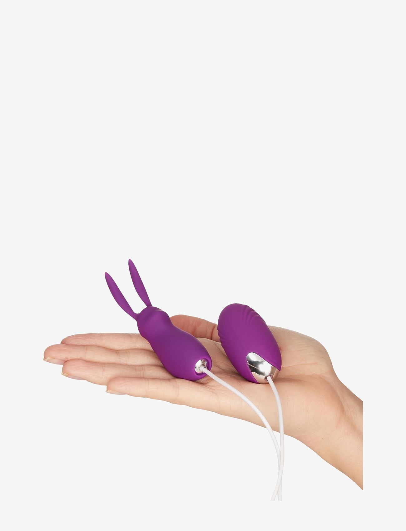 Baseks - baseks Bunny Tickler and Egg Vibrator with Remote Control - purple - 5