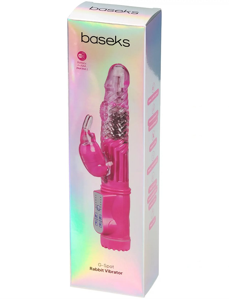 Baseks - baseks Beginner G-Spot Rabbit Vibrator - sex & intimacy - rose - 0