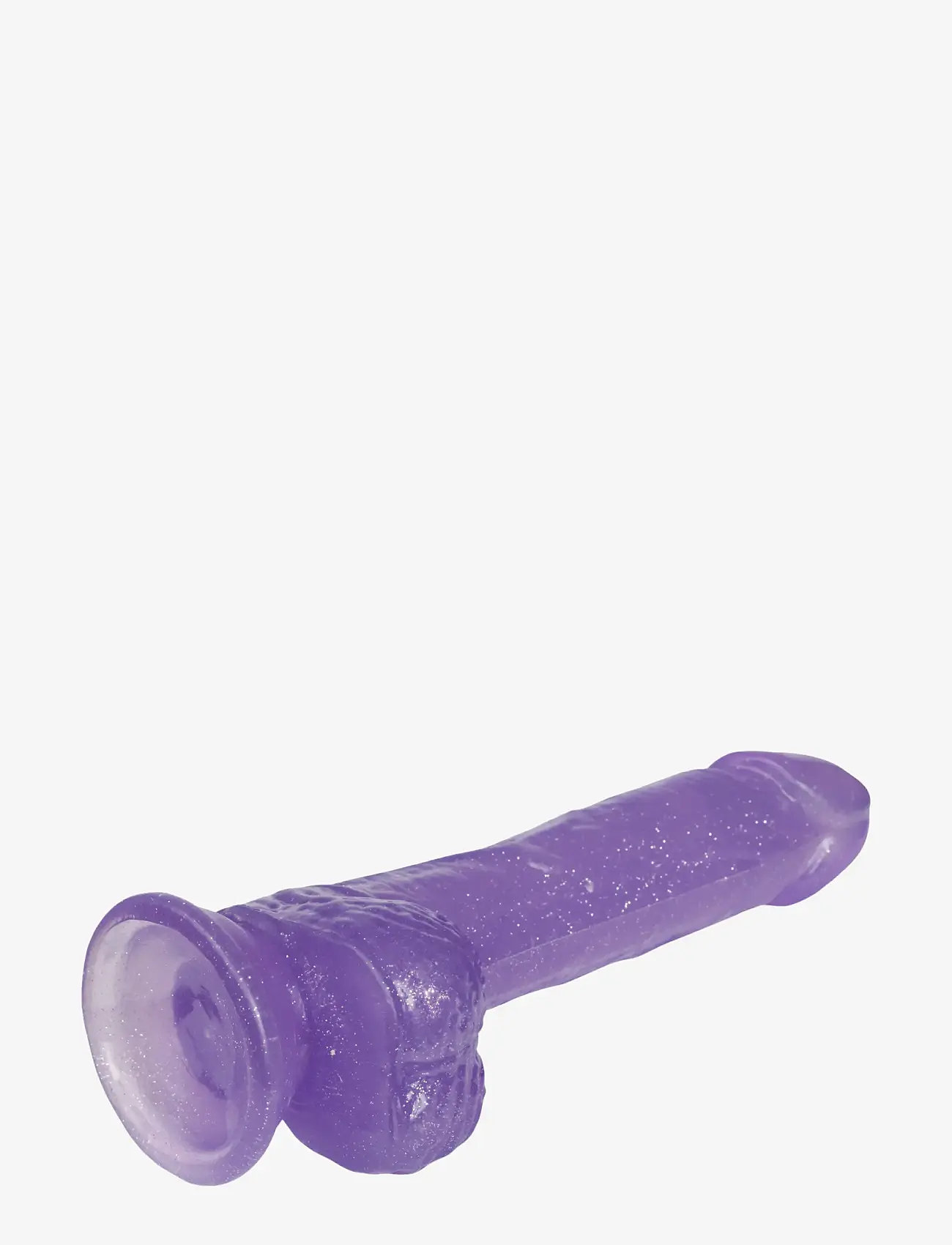 Baseks - baseks Glitter Purple Dildo With Balls 21.5 cm - sex & intimacy - purple - 3