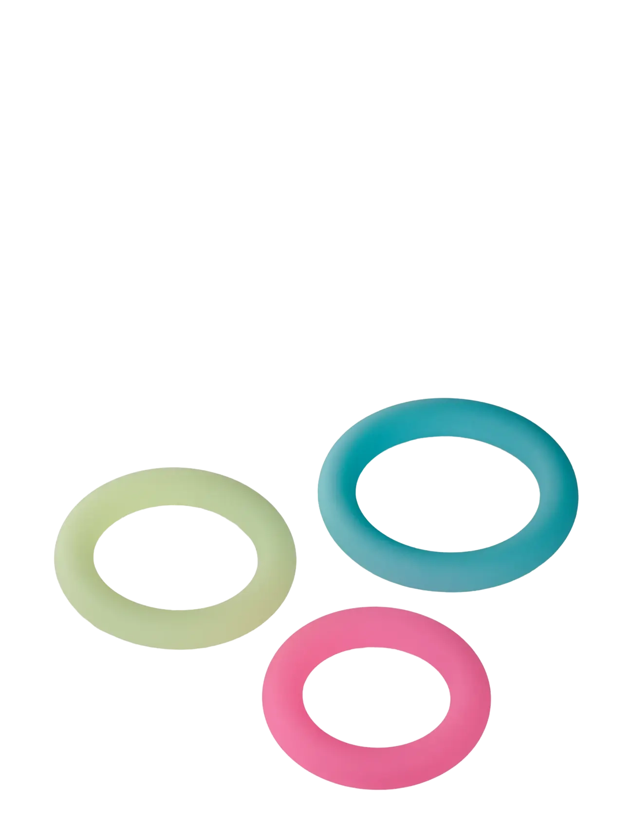 Baseks - baseks Glow in the Dark Penis Ring Set - sex & intimacy - blue;yellow;pink - 1