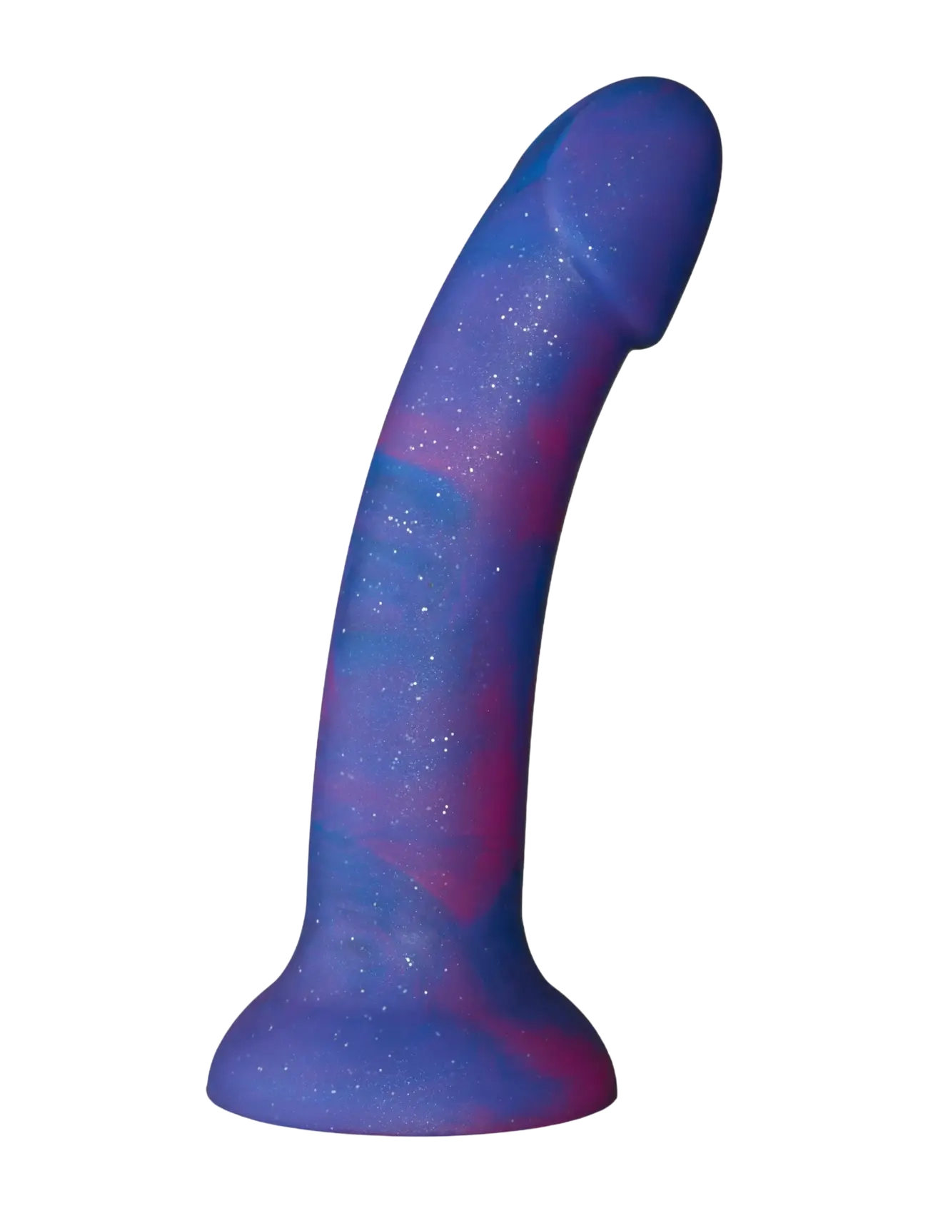Baseks baseks Blue Galaxy Silicone Dildo 18 cm - Helse & Velvære - BLUE / blue