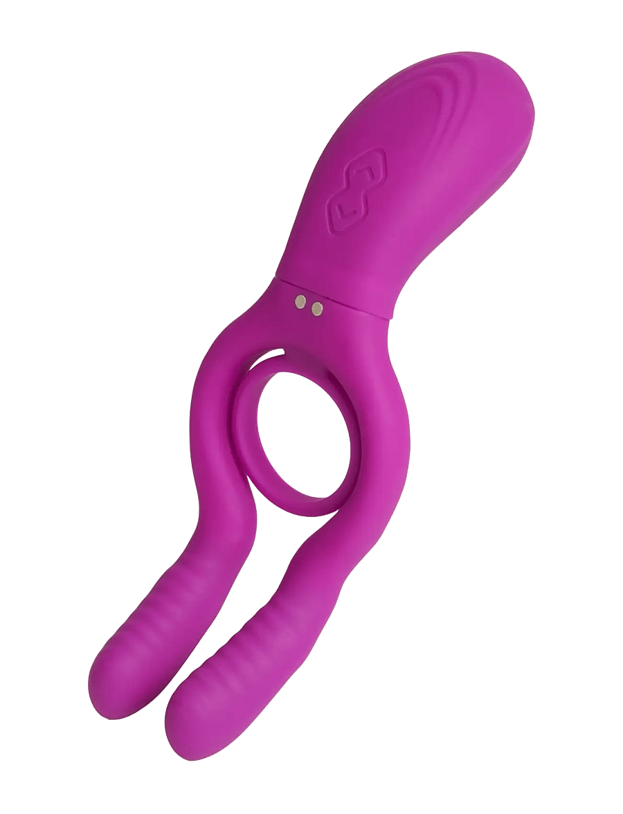 Baseks - baseks Dual Fun Couple's Cock Ring - sex & intimacy - purple - 0