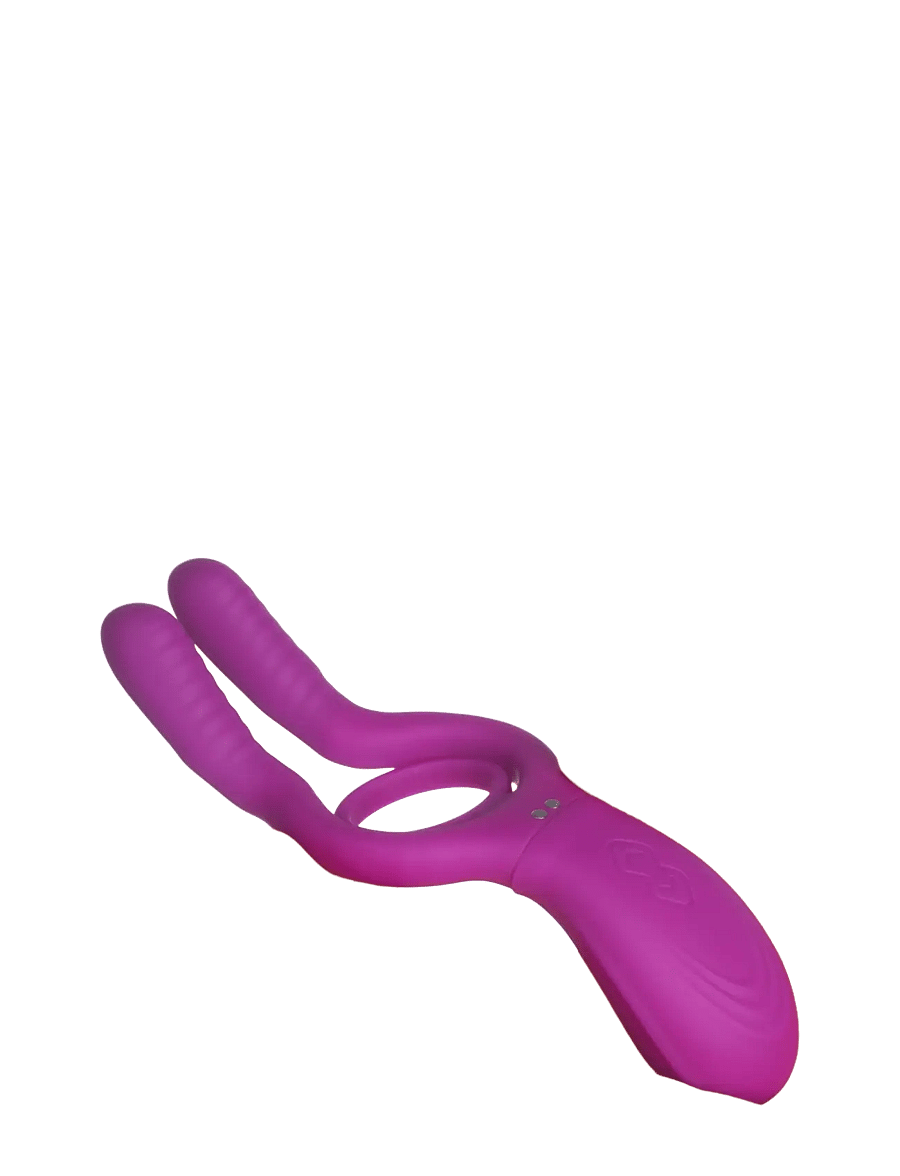 Baseks - baseks Dual Fun Couple's Cock Ring - sex & intimacy - purple - 4
