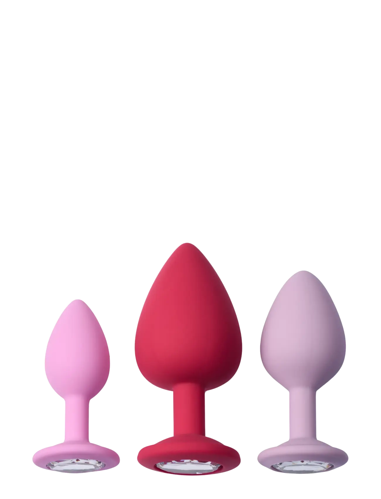 Baseks baseks Jewel Butt Plug Training Set - Sex & Intimitet - PINK / pink/rose