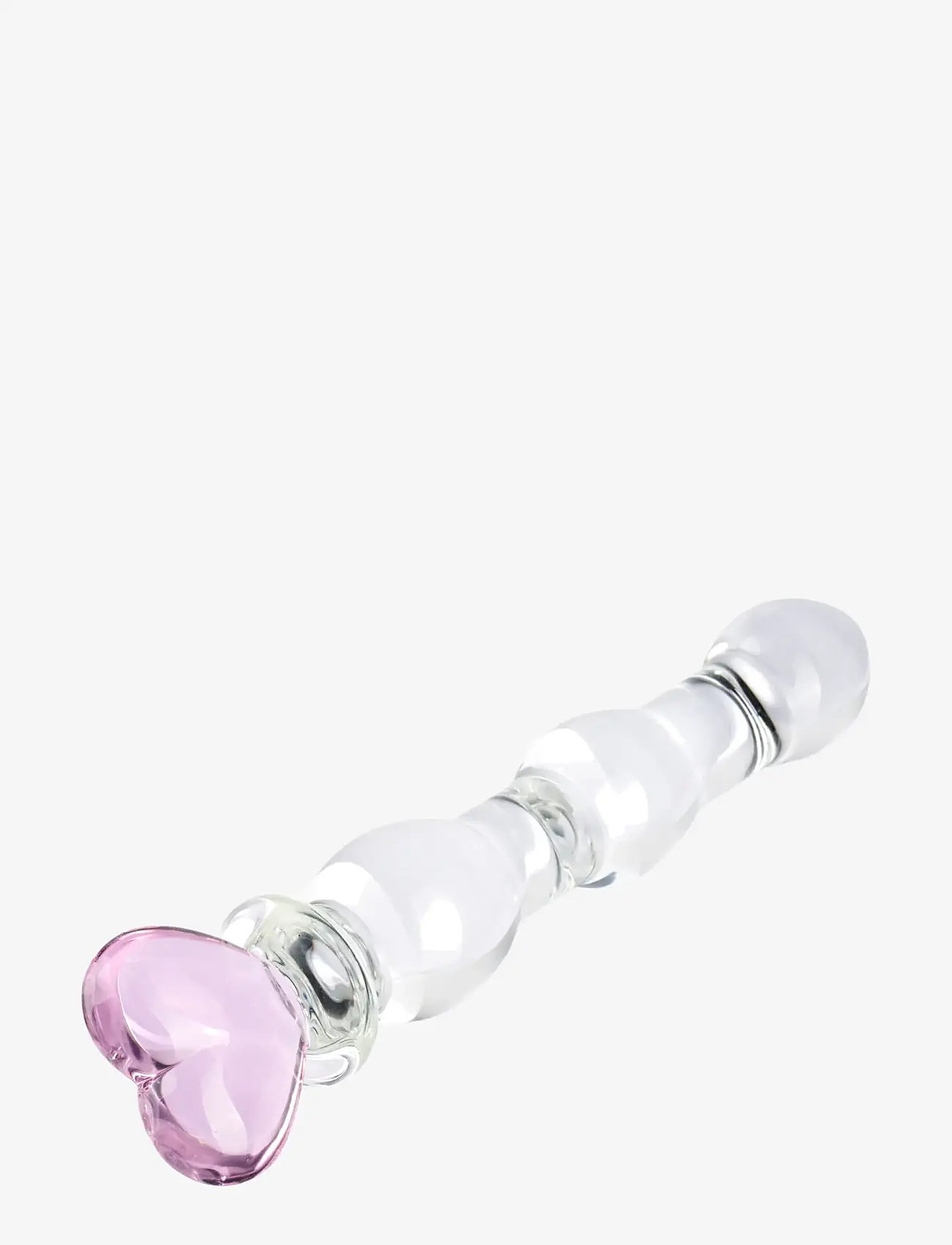 Baseks - baseks Heart Beaded Glass Dildo - dildoer - clear - 2