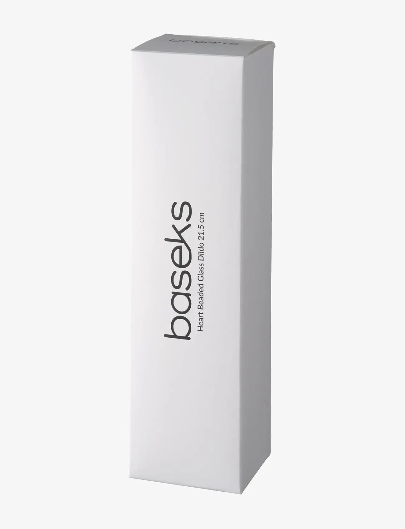 Baseks - baseks Heart Beaded Glass Dildo - dildoer - clear - 4