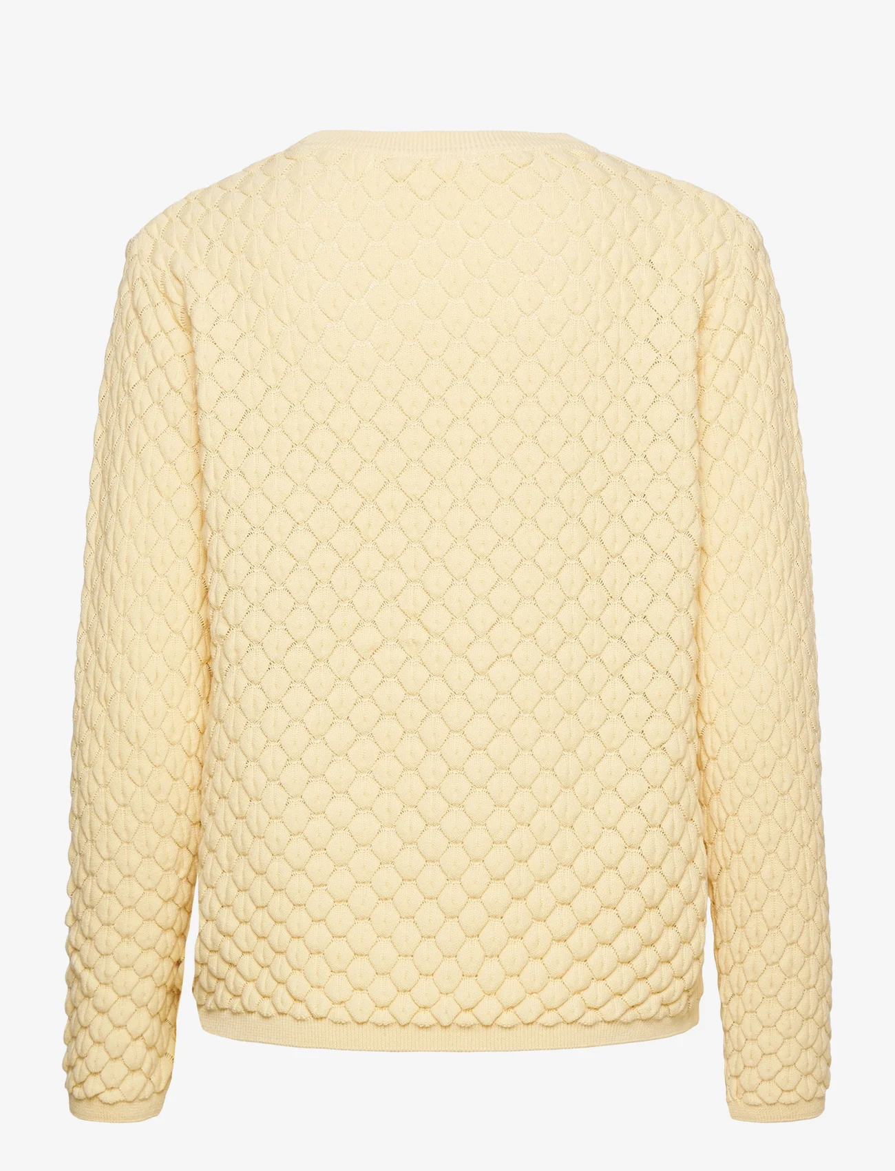 Basic Apparel - Camilla Sweater - megzti drabužiai - straw - 1