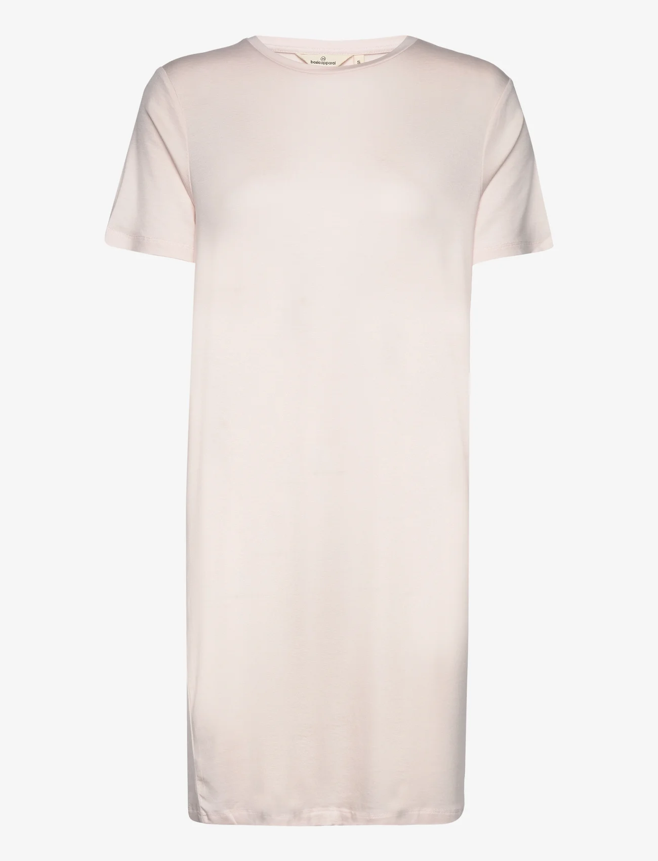 Basic Apparel - Jolanda Tee Dress - krótkie sukienki - almost mauve - 0