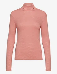 Basic Apparel - Arense Roll Neck GOTS - t-shirts & tops - old rose - 0