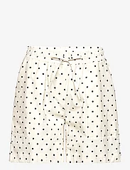 Basic Apparel - Vicki Shorts Dot GOTS - lühikesed vabaajapüksid - whisper white/black - 0