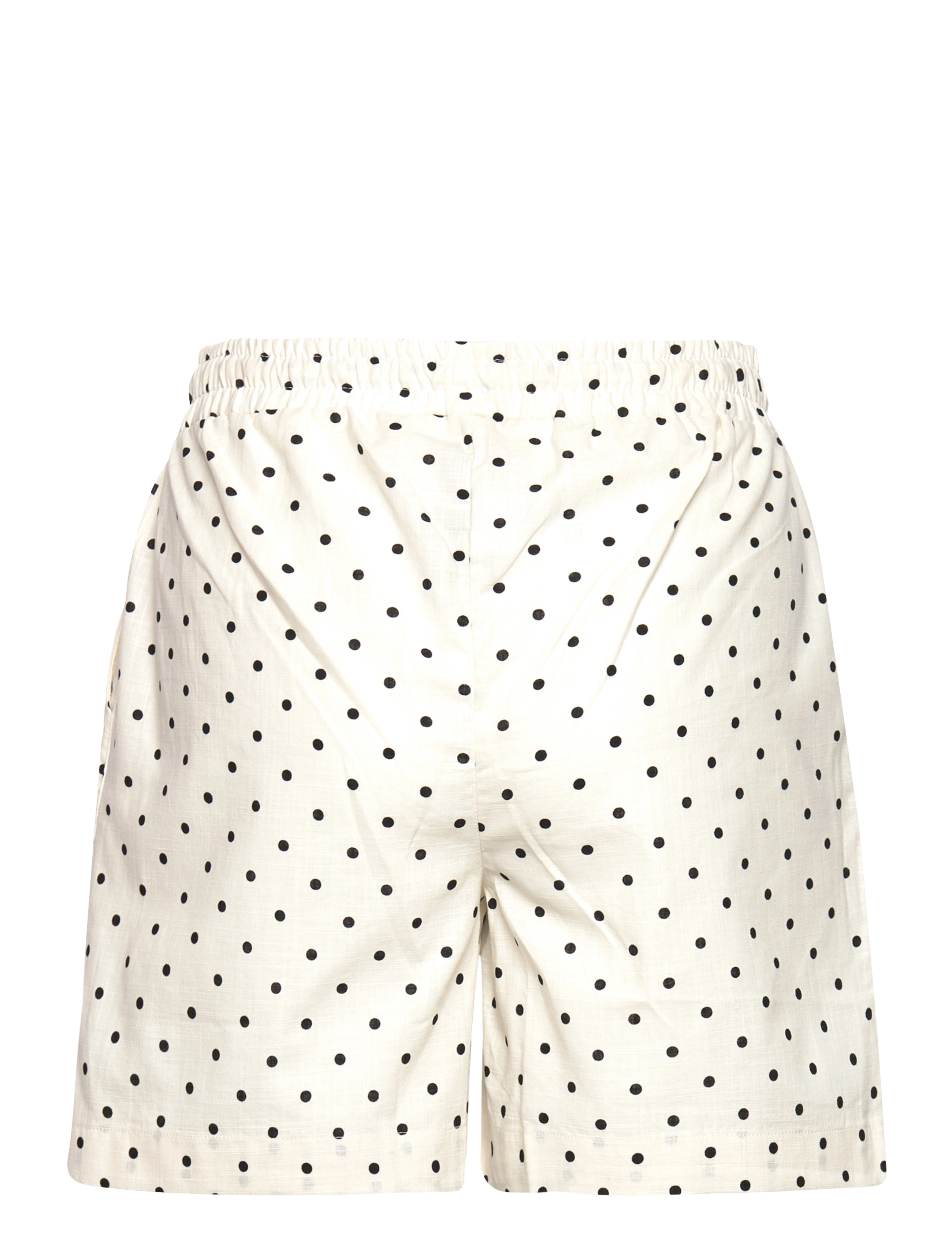 Basic Apparel - Vicki Shorts Dot GOTS - casual shorts - whisper white/black - 1