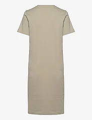 Basic Apparel - Rebekka Tee Dress V. Neck GOTS - zemākās cenas - moss gray - 1