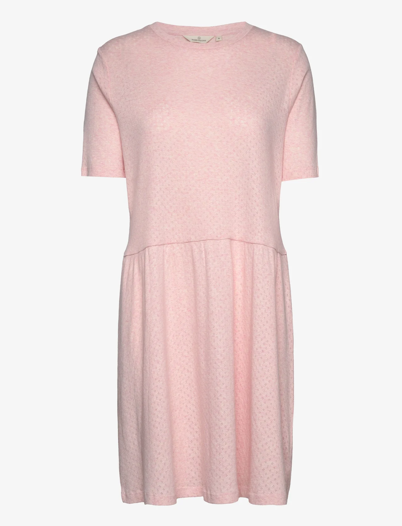Basic Apparel - Arense Dress GOTS - t-shirtkjoler - pink melange - 0