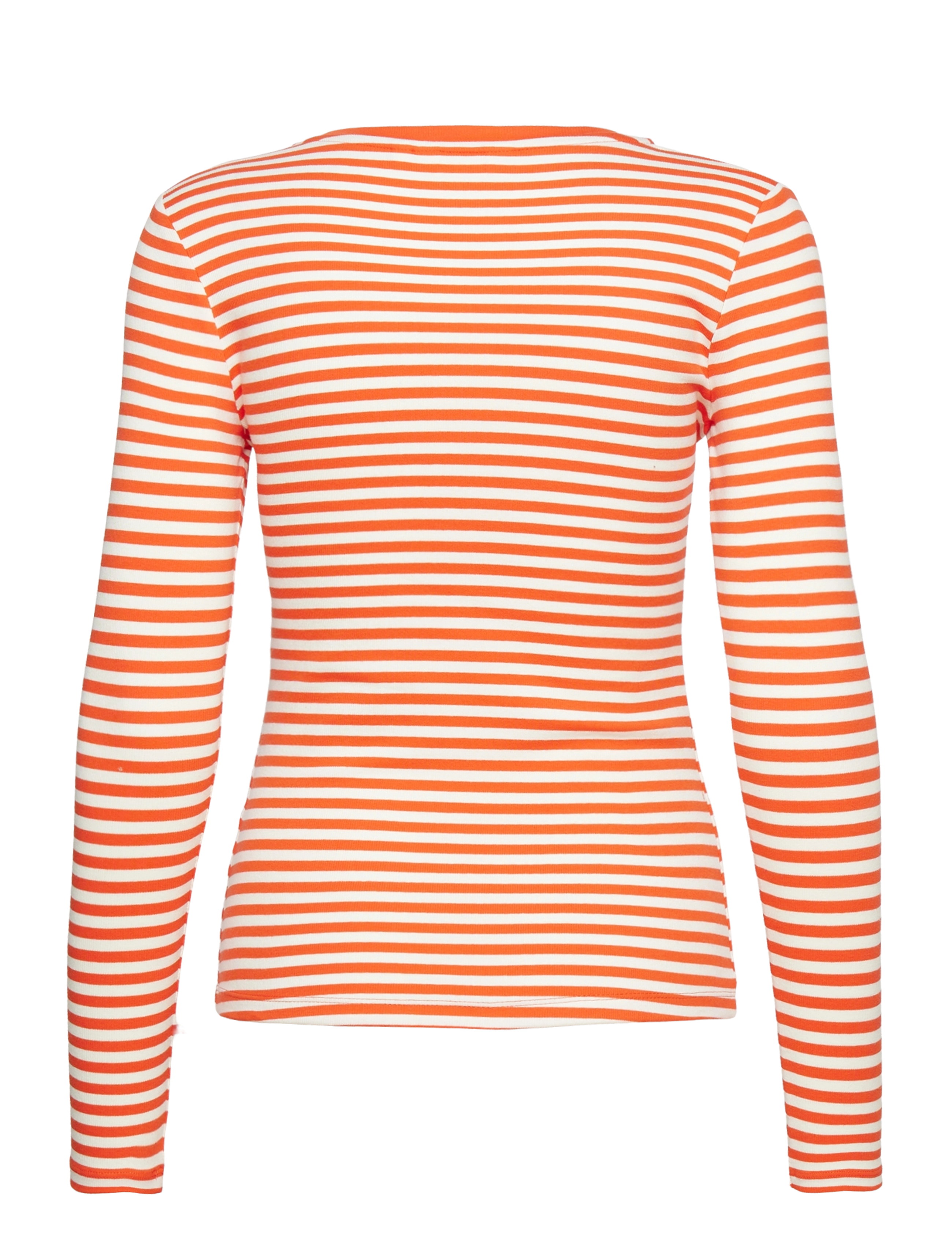 Basic Apparel - Ludmilla LS Tee GOTS - spicy orange/whisper white - 1