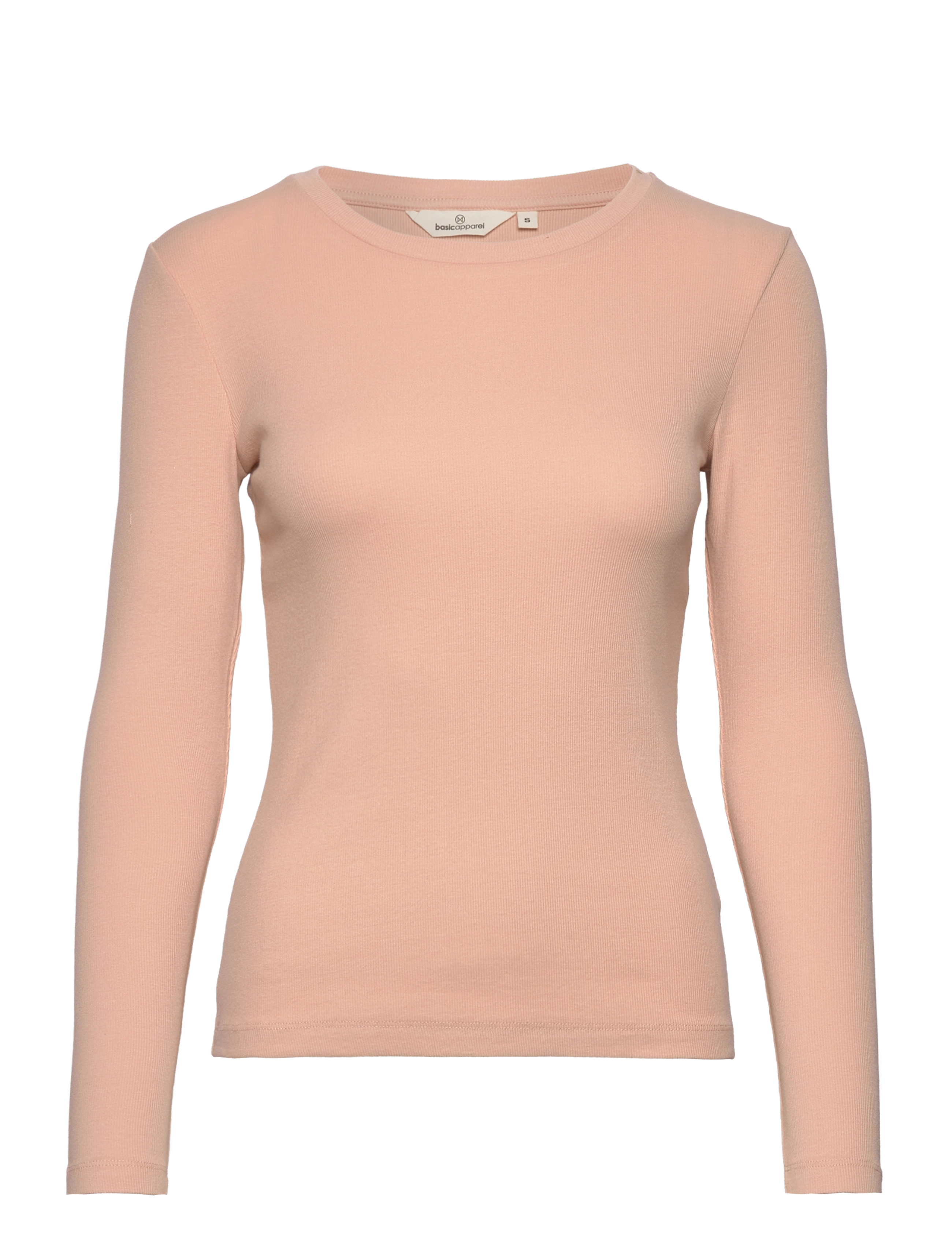 BASIC APPAREL Ludmilla Ls Tee Gots Pink - XL - Damen