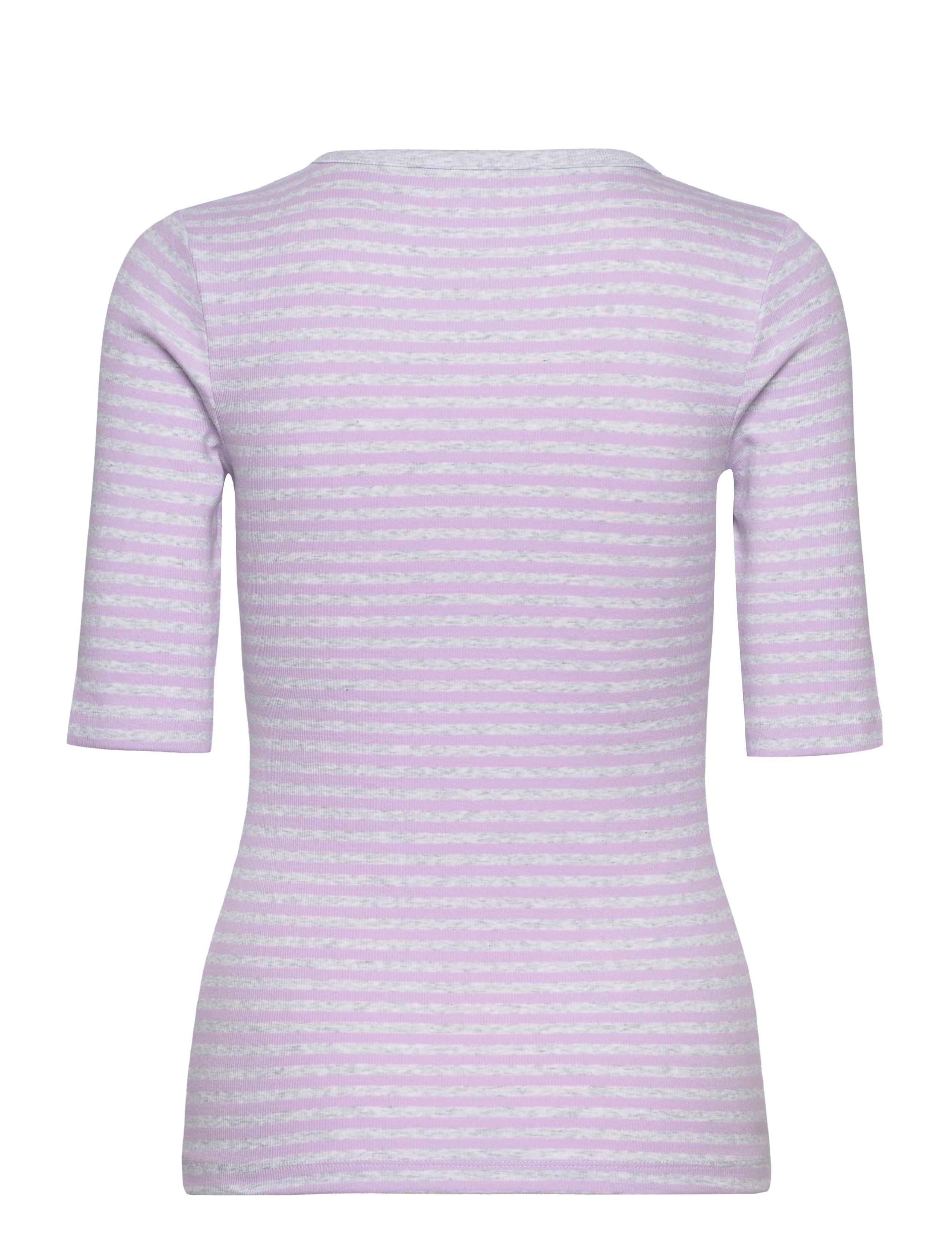 Basic Apparel - Ludmilla SS Tee GOTS - t-krekli - 318 lavendula/light grey - 1