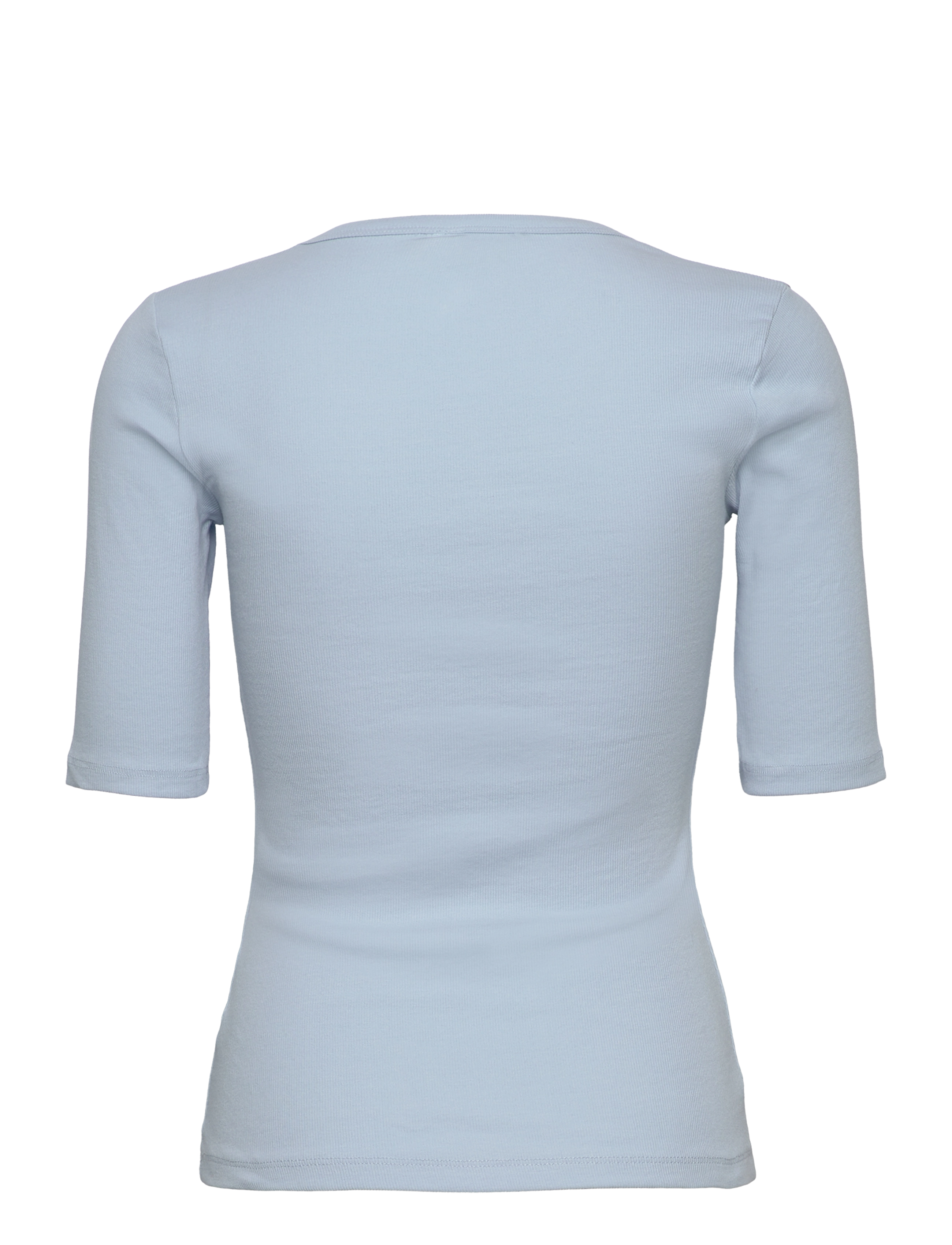 Basic Apparel - Ludmilla SS Tee GOTS - laveste priser - cashmere blue - 1