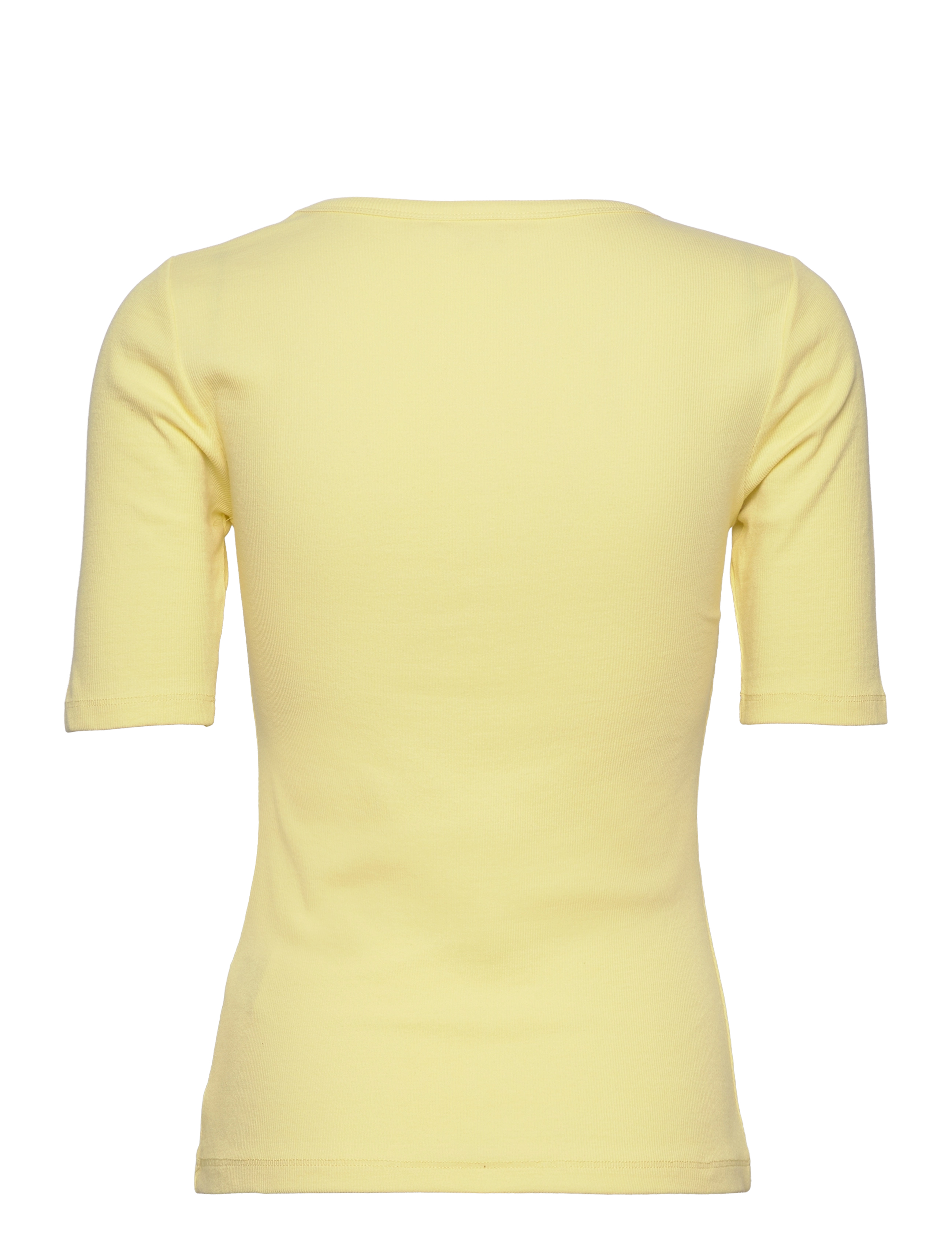 Basic Apparel - Ludmilla SS Tee GOTS - laveste priser - custard - 1