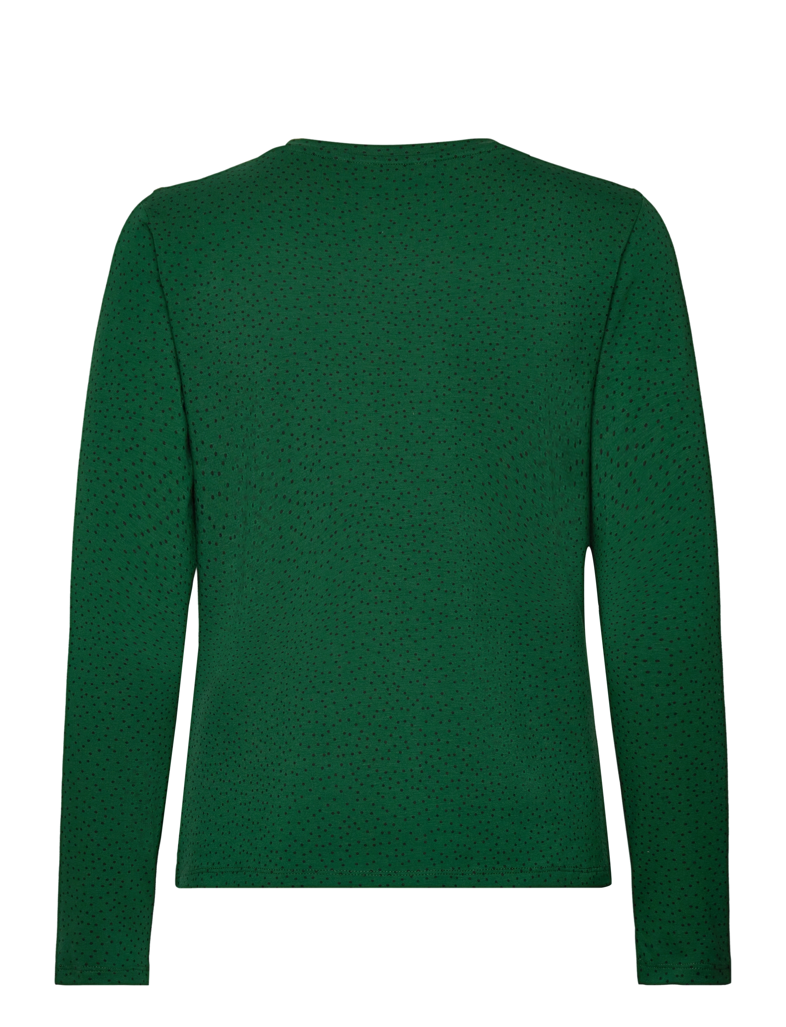 Basic Apparel - Elba LS Tee GOTS - eden/black - 1