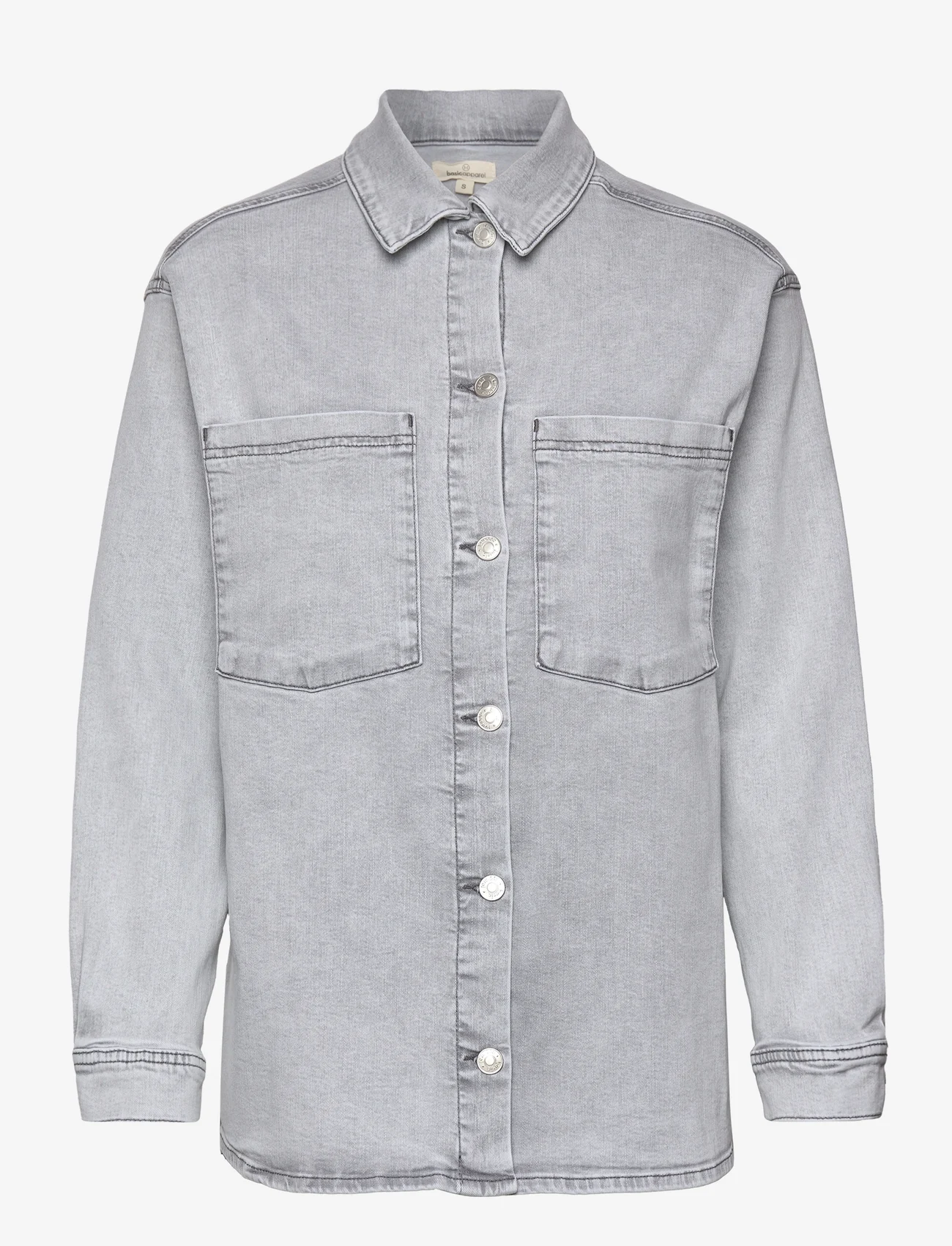 Basic Apparel - Etta Shirt - teksasärgid - grey - 0