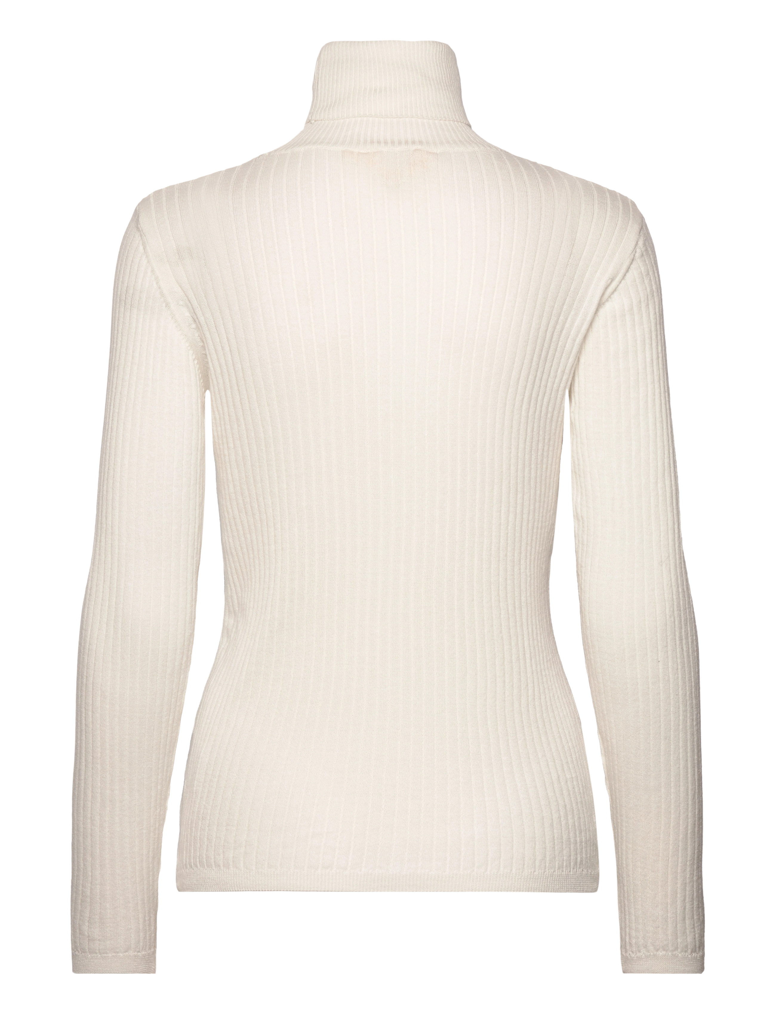 Basic Apparel - Alisia LS T-neck - off white - 1
