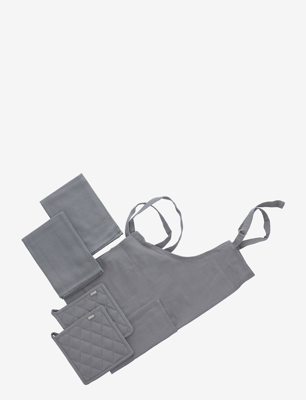 Bastian - Textile set 5 parts - light grey - 0