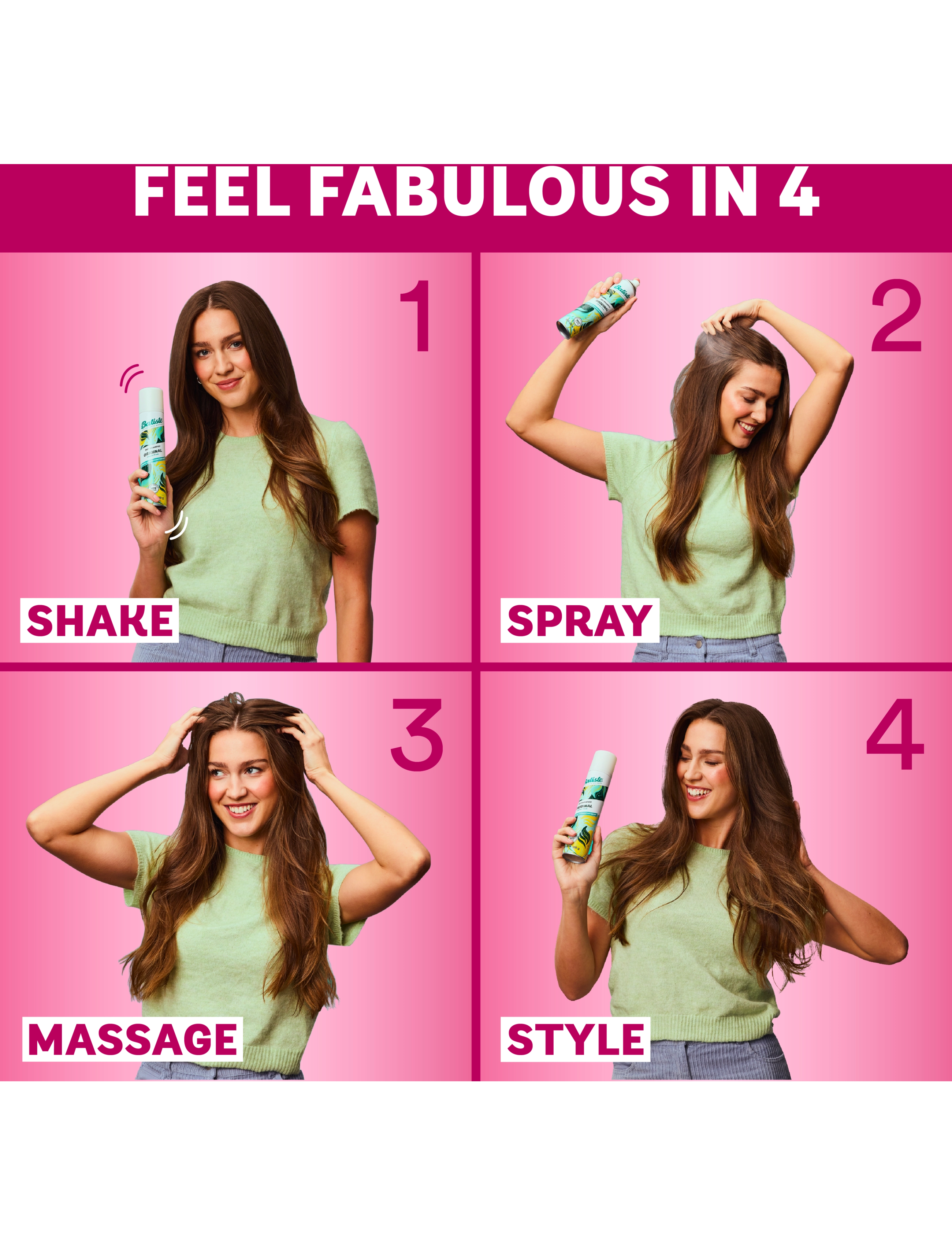 Batiste - Batiste Dry Shampoo Blush - torrschampo - no colour - 3