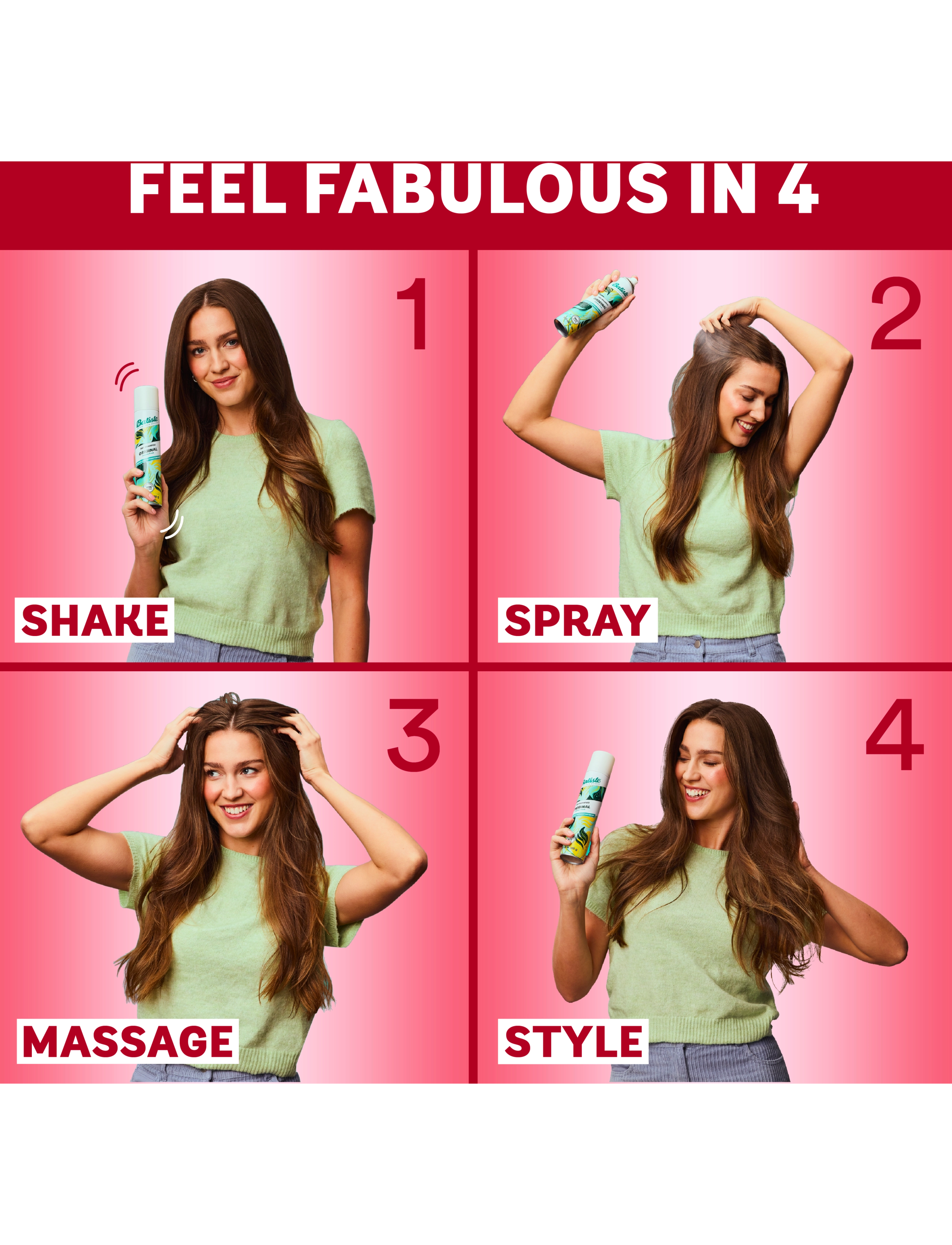 Batiste - Batiste Dry Shampoo Cherry - sommarens hårprodukter - no colour - 3