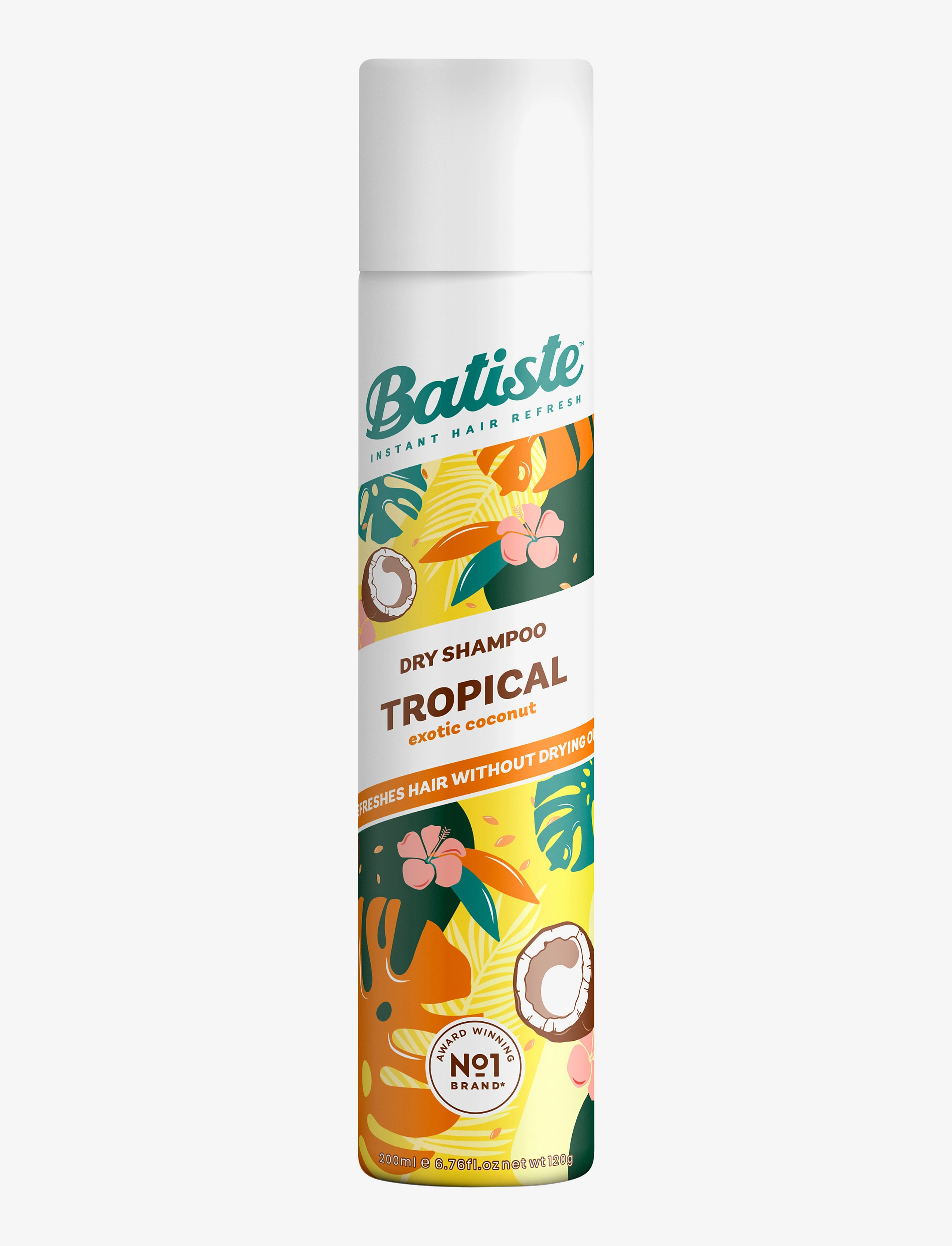 Batiste Batiste Dry Shampoo Tropical, 200 ml, Nude, Pleje > Tørshampoo, Dame