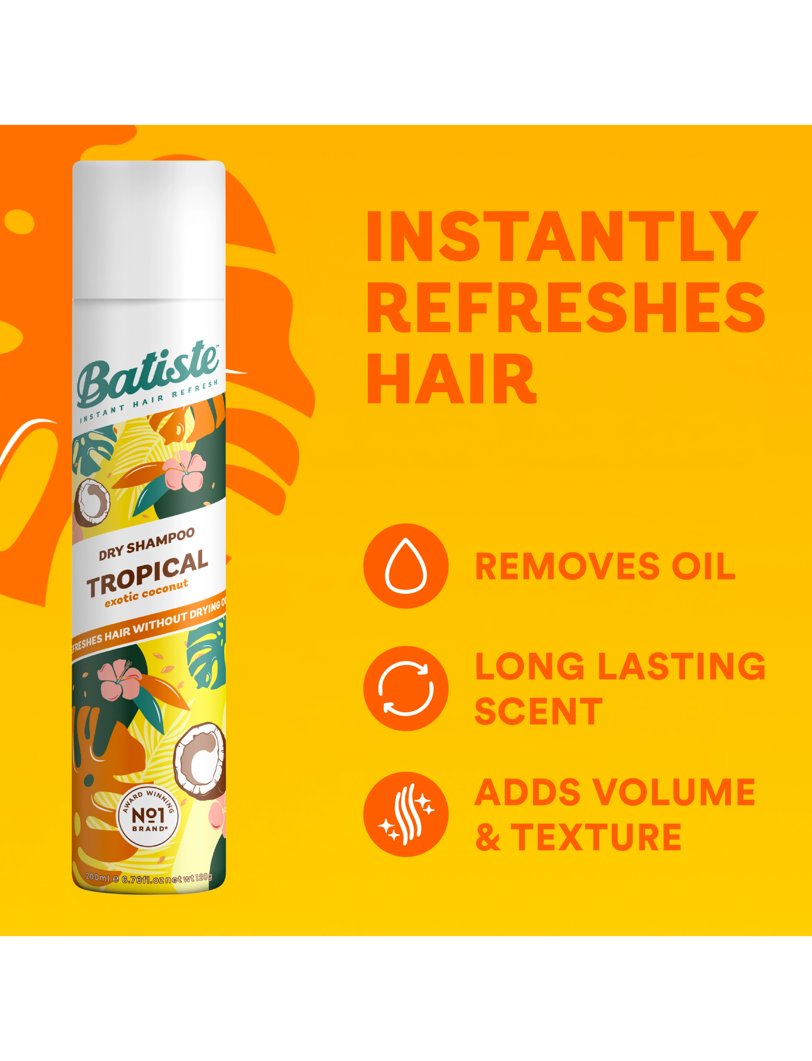 Batiste - Batiste Dry Shampoo Tropical - no colour - 1