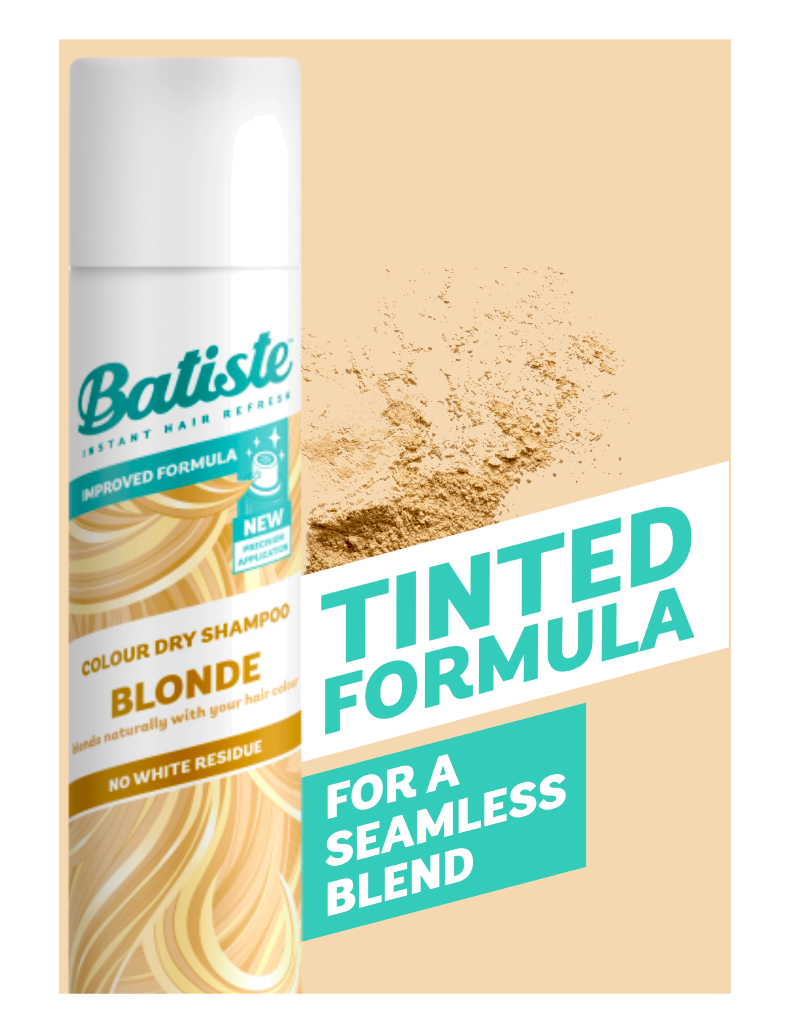 Batiste - Batiste Color Dry Shampoo Blond - sommerens hårprodukter - light blond - 3