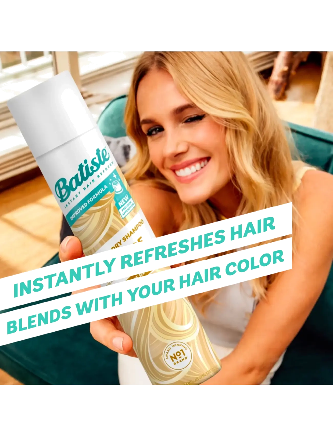 Batiste - Batiste Color Dry Shampoo Blond - sommerens hårprodukter - light blond - 5