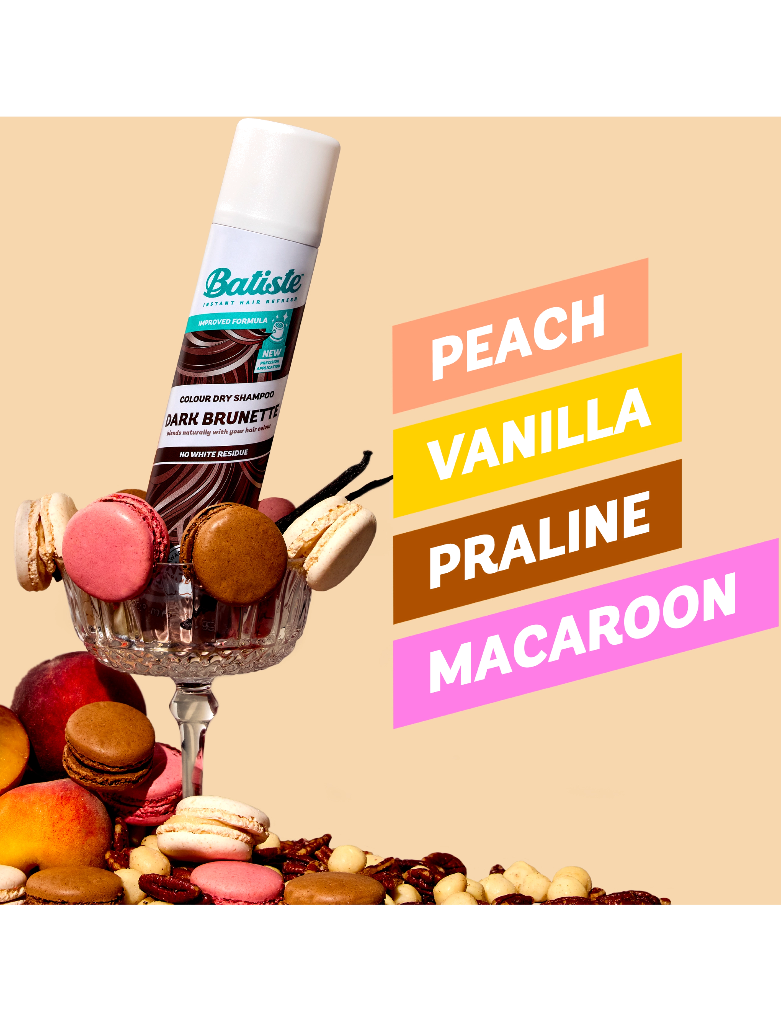Batiste - Batiste Color Dry Shampoo Dark Hair - sommarens hårprodukter - dark - 1