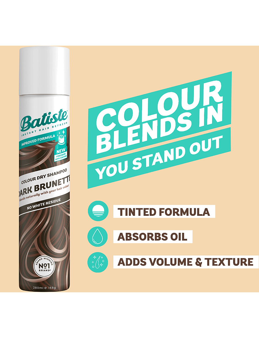Batiste - Batiste Color Dry Shampoo Dark Hair - juuksed - dark - 2