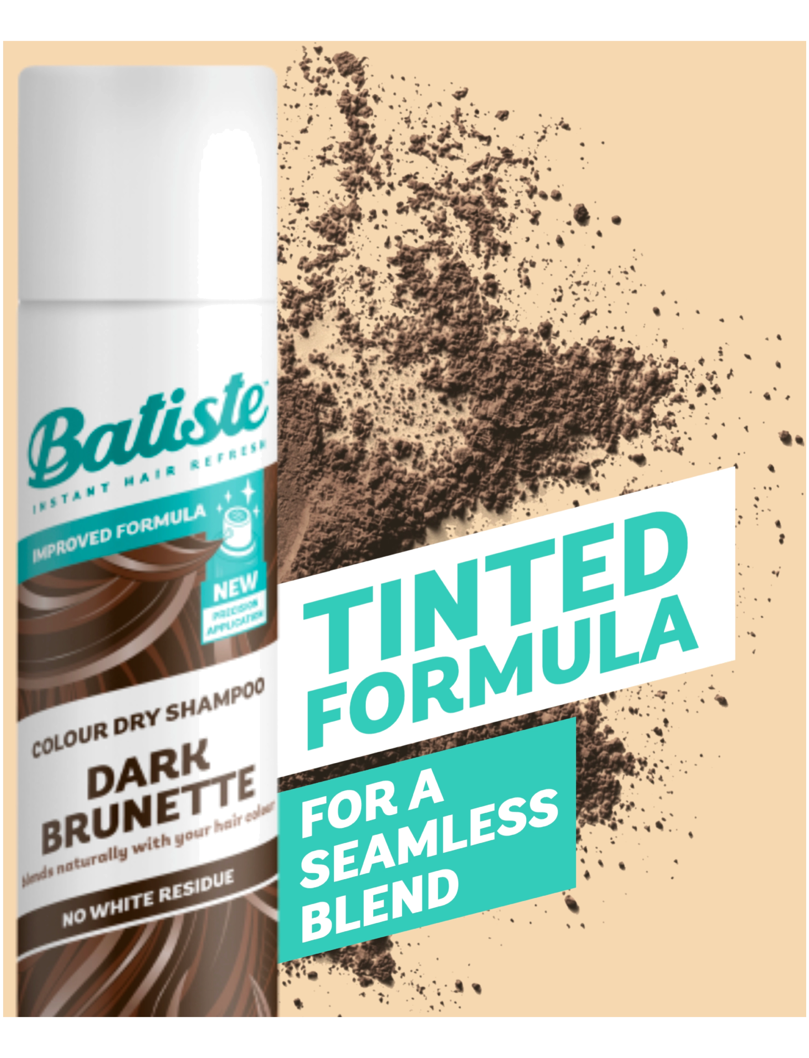 Batiste - Batiste Color Dry Shampoo Dark Hair - sommarens hårprodukter - dark - 4
