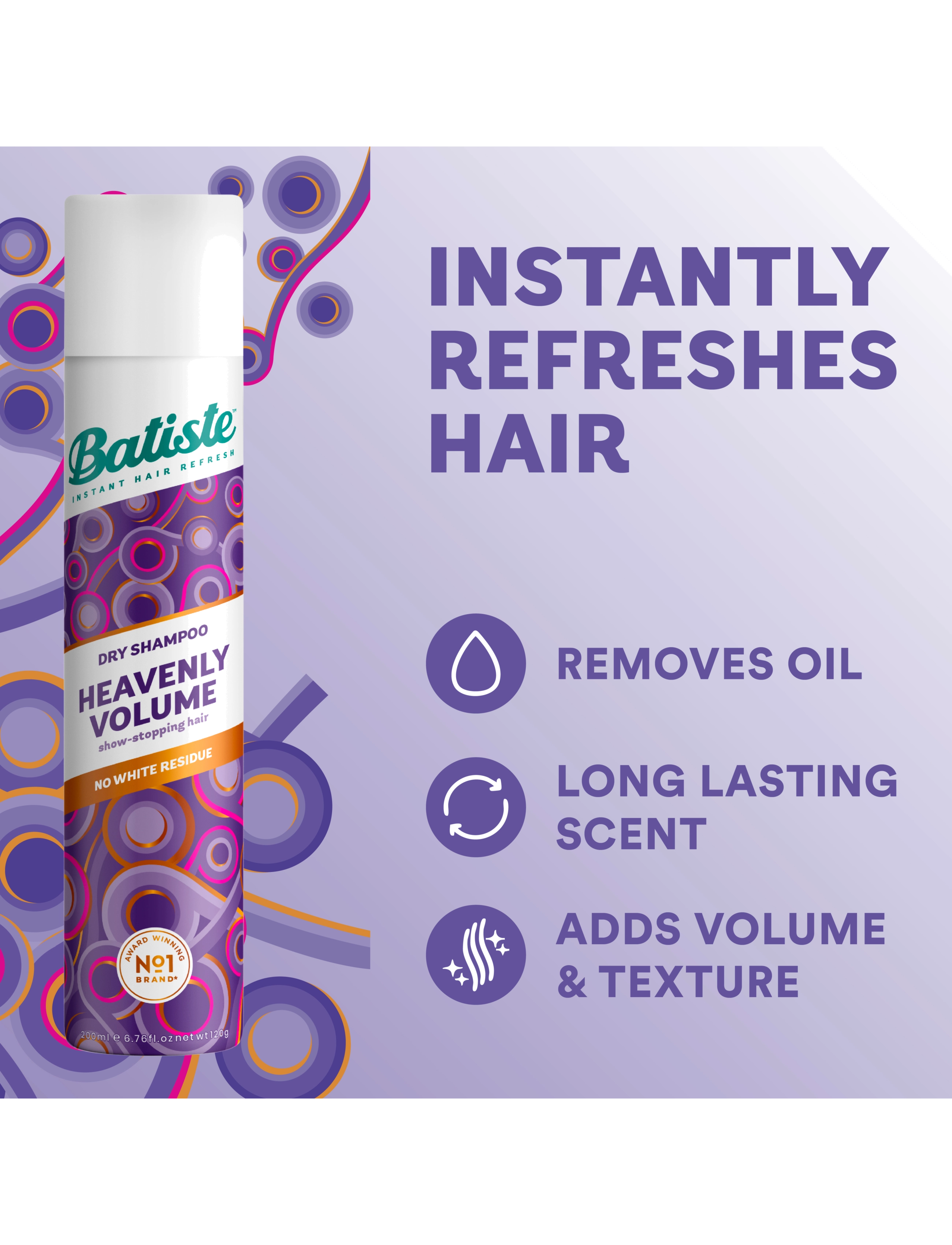 Batiste - Batiste Dry Shampoo Heavenly Volume - tørshampoos - no colour - 1