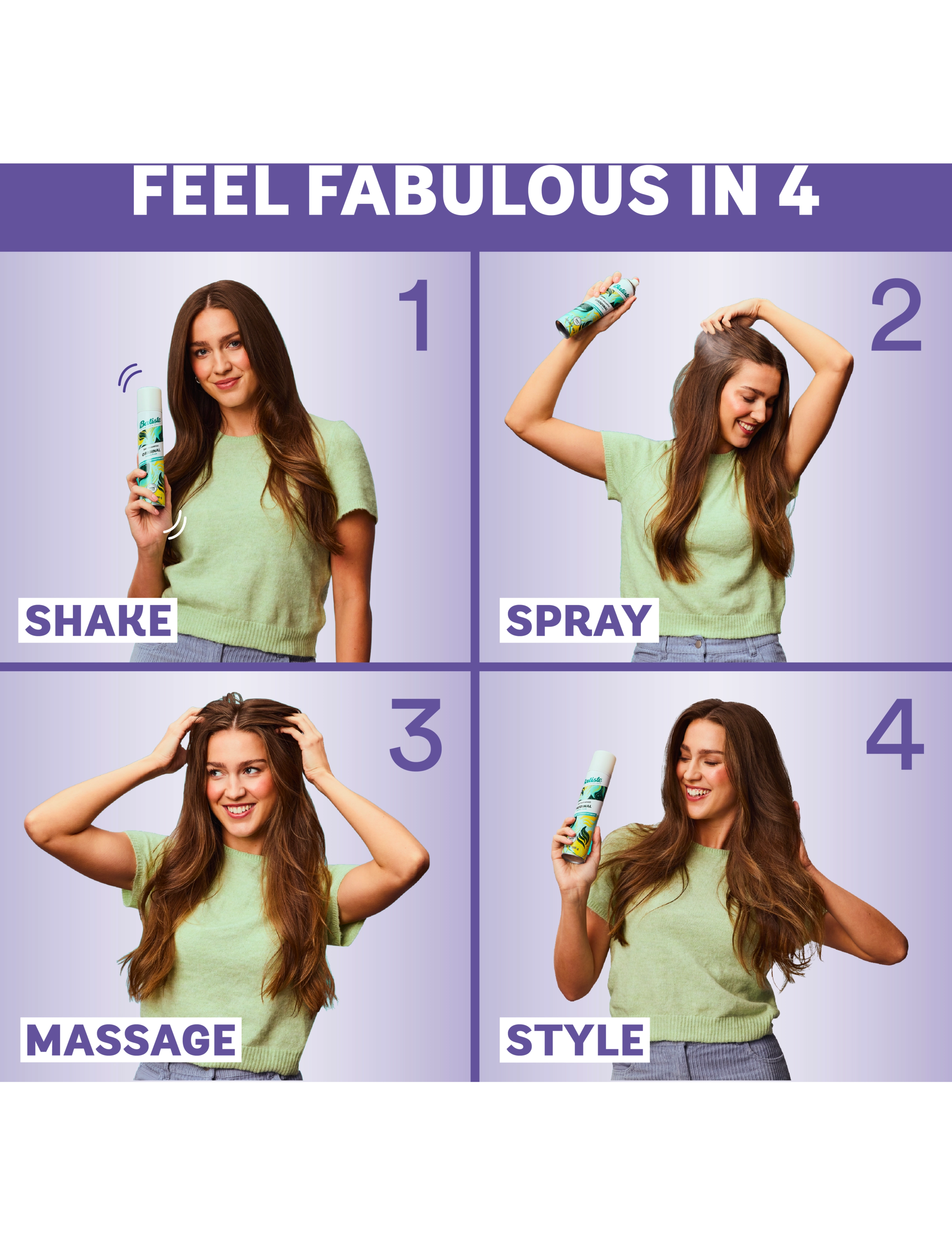 Batiste - Batiste Dry Shampoo Heavenly Volume - tørshampoos - no colour - 3