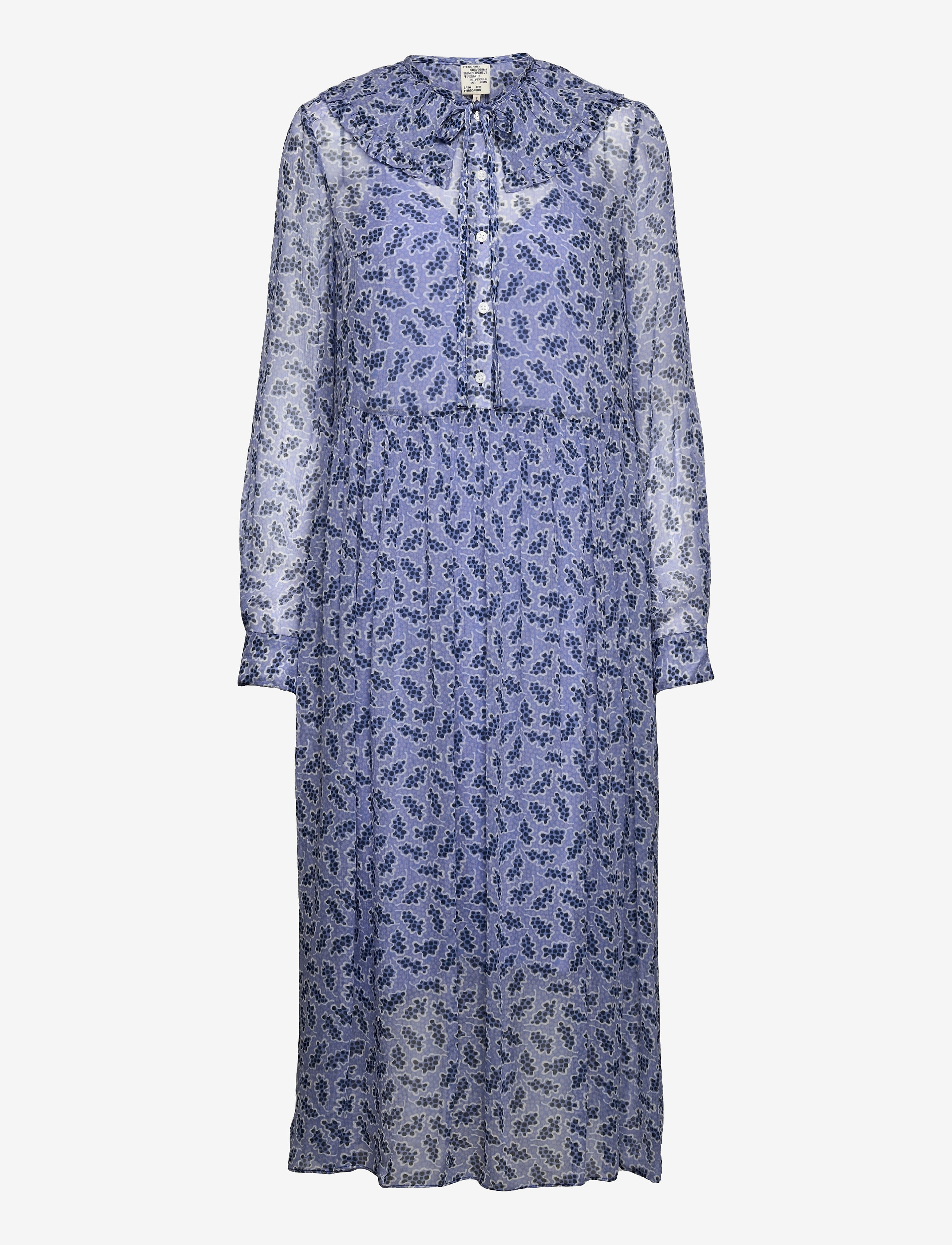 Baum und Pferdgarten AMAIRA - Dresses - BLUE DOTTED LEAF / blue