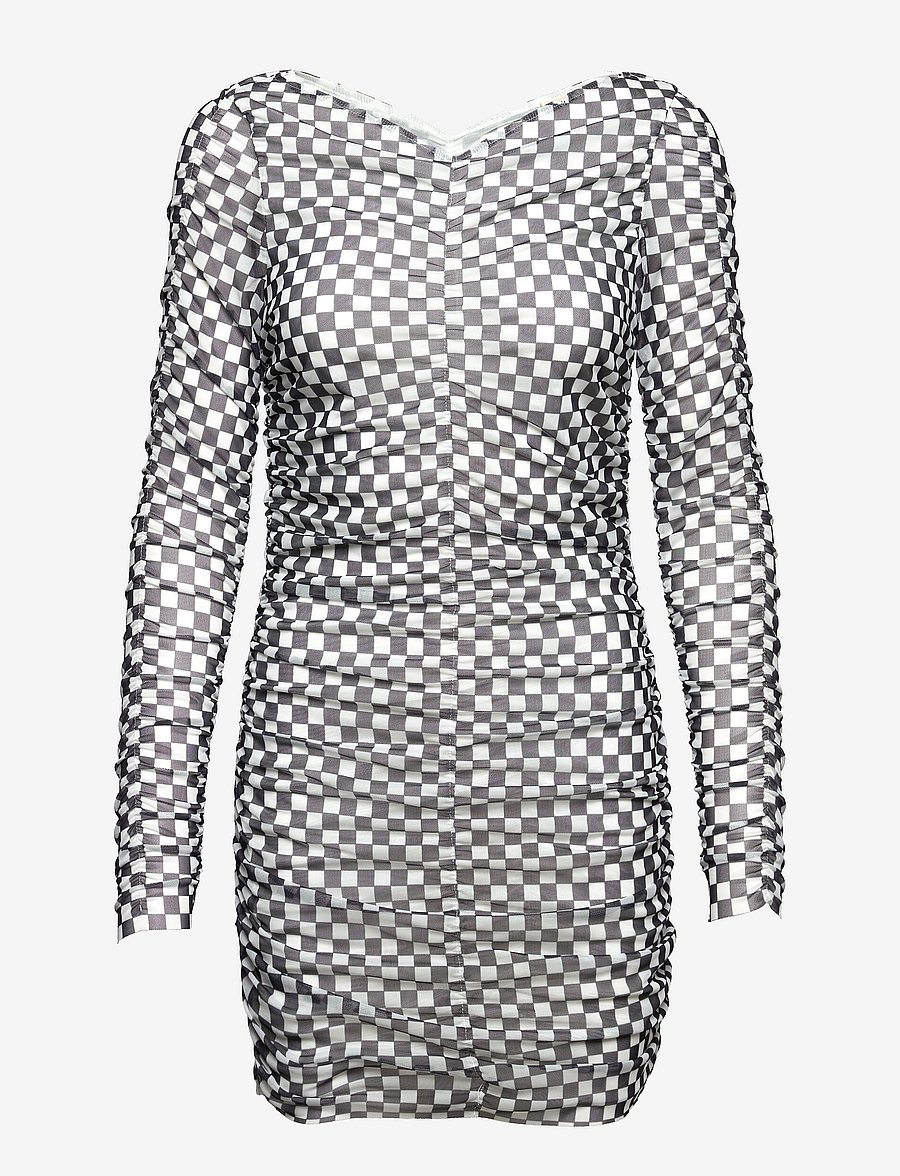 Baum und Pferdgarten - JUNEAUX - etuikleider - black checkered - 0