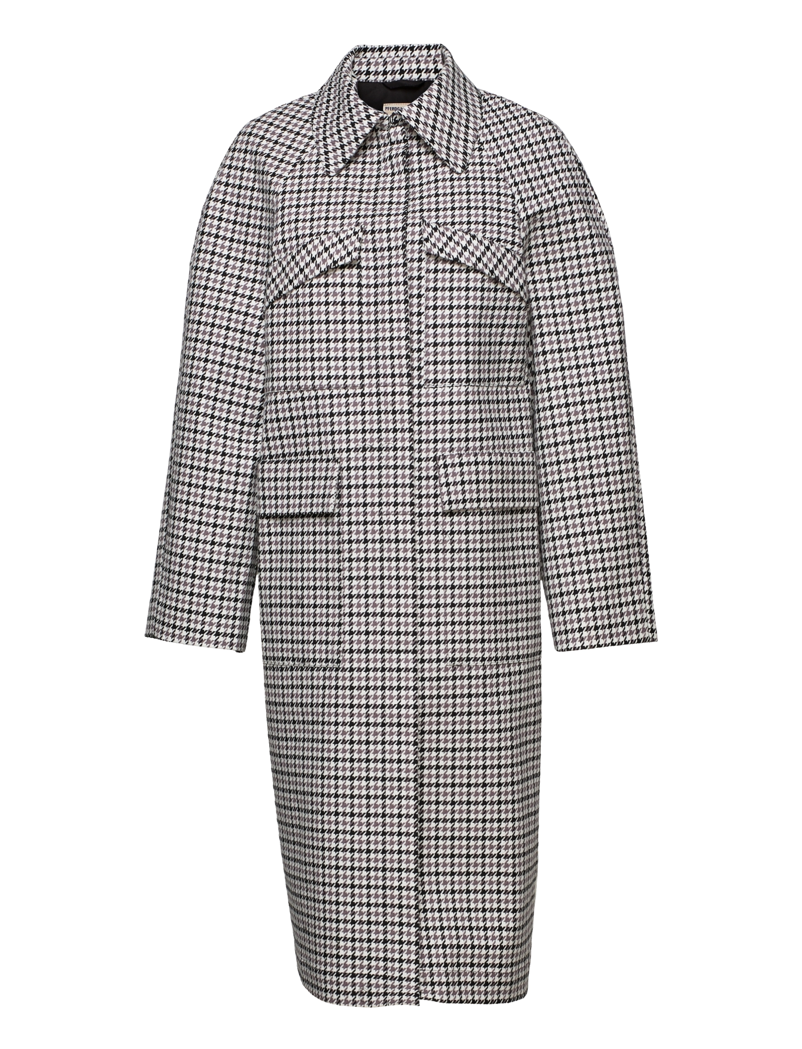 Baum und Pferdgarten - DELTA - grey black houndstooth - 0
