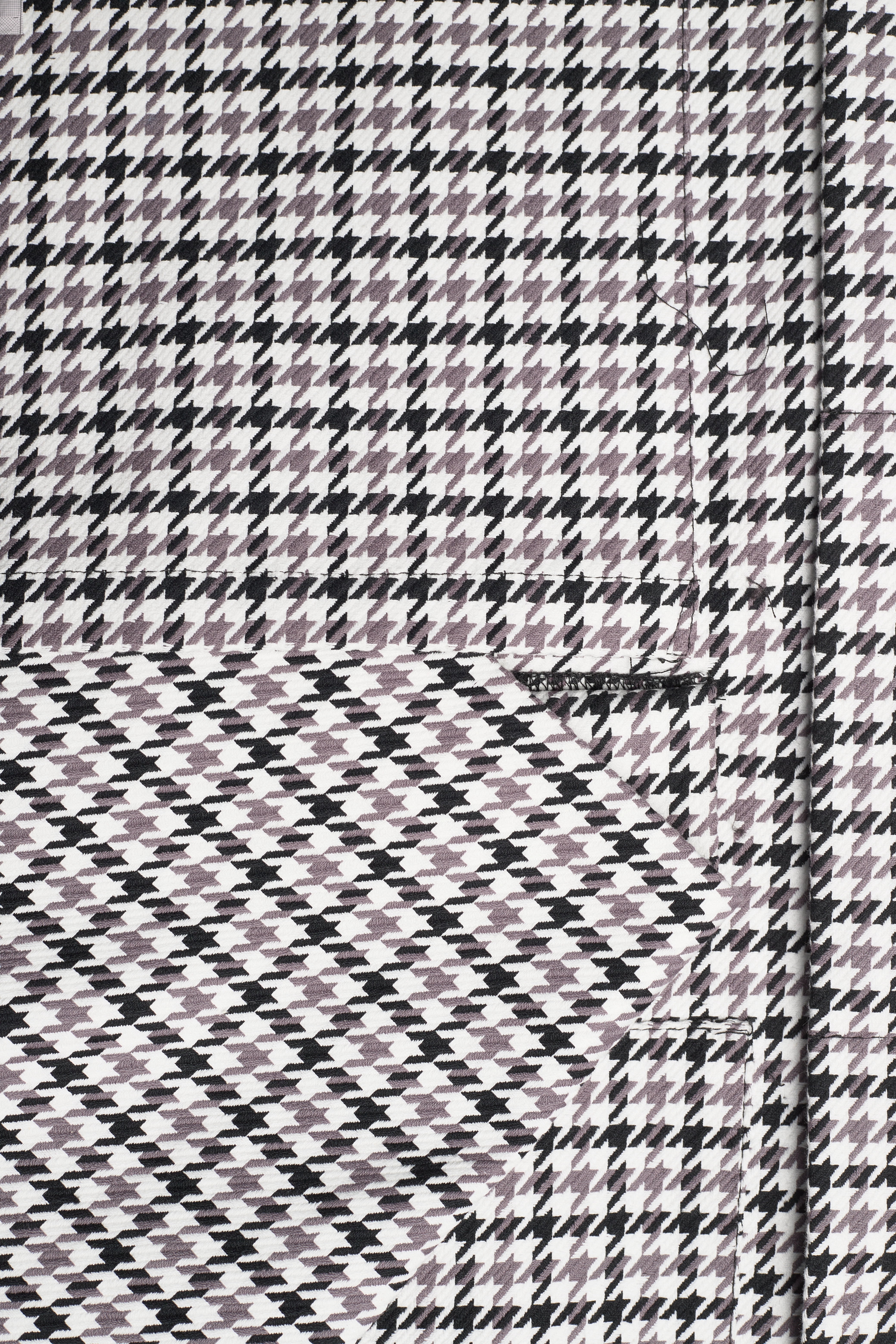 Baum und Pferdgarten - DELTA - grey black houndstooth - 4