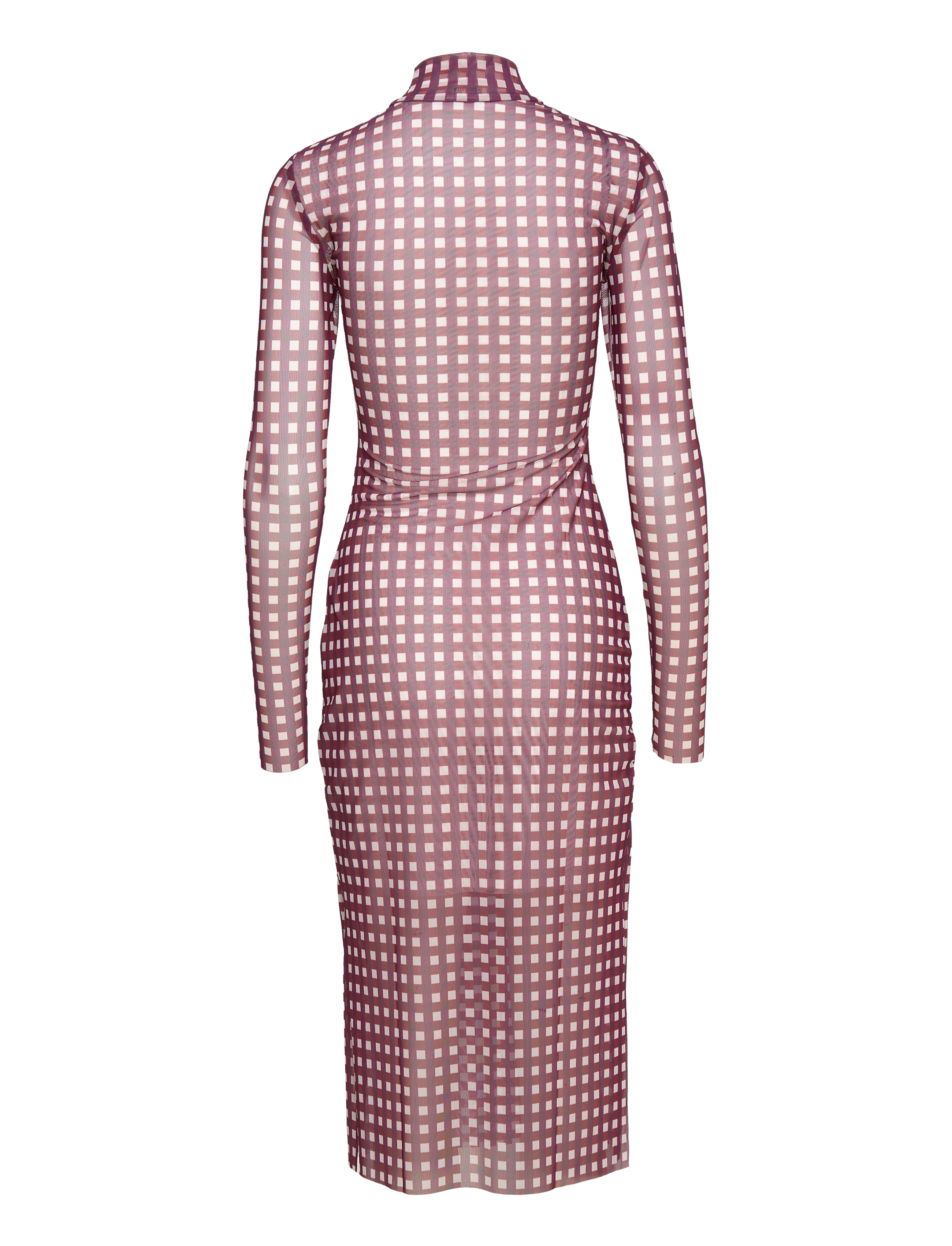 Baum und Pferdgarten - JOLAIN - midi-kleider - maroon check - 1