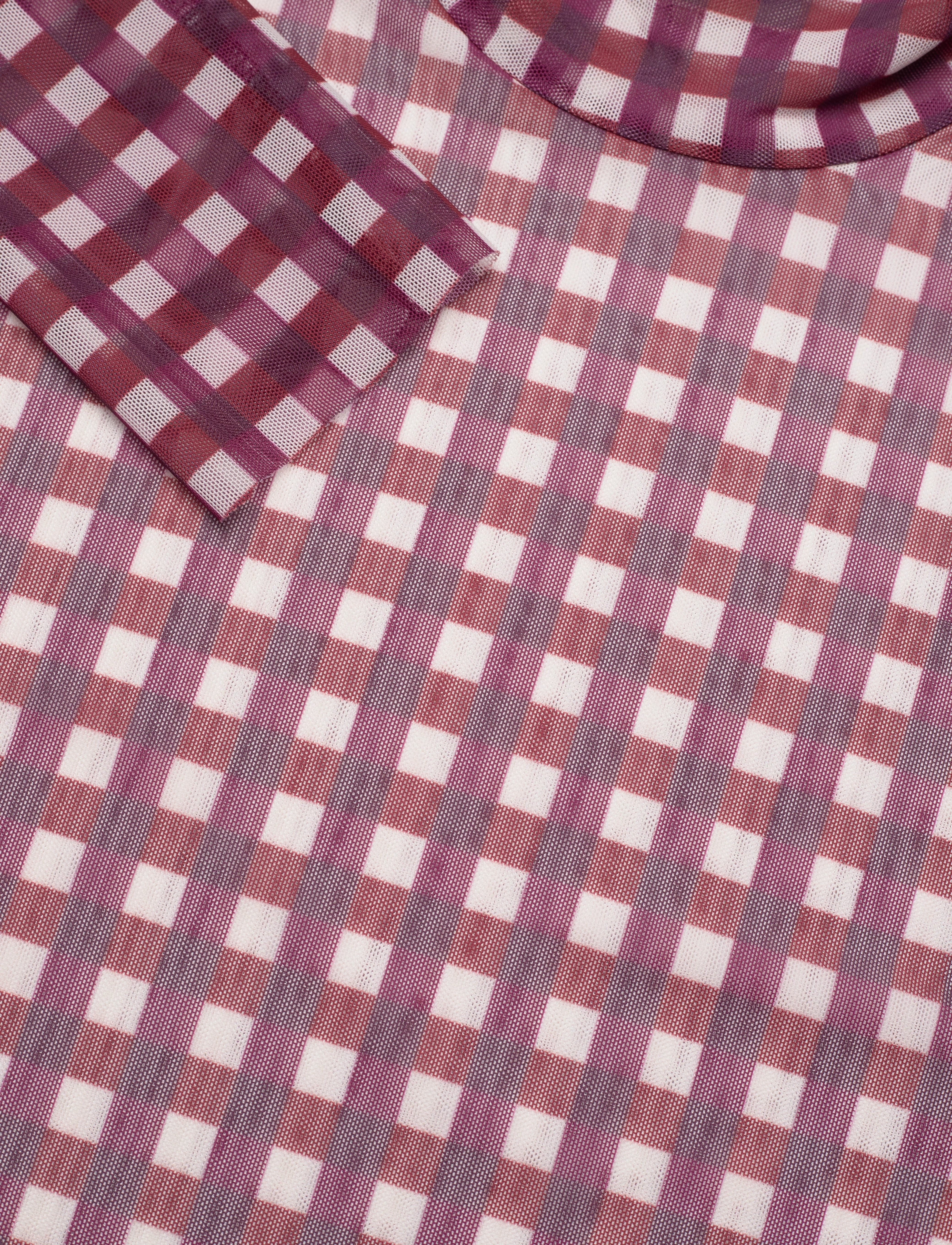Baum und Pferdgarten - JOLAIN - midi-kleider - maroon check - 5