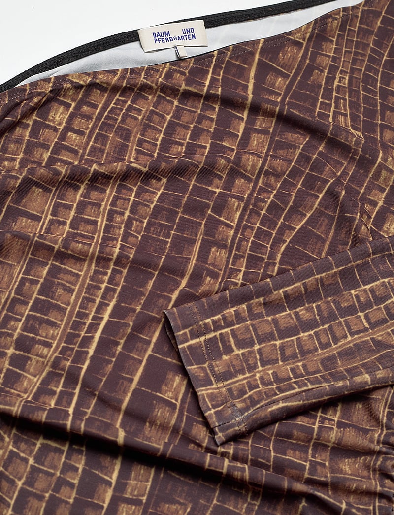 Baum und Pferdgarten - JOVIE - midiklänningar - brown reptile - 5